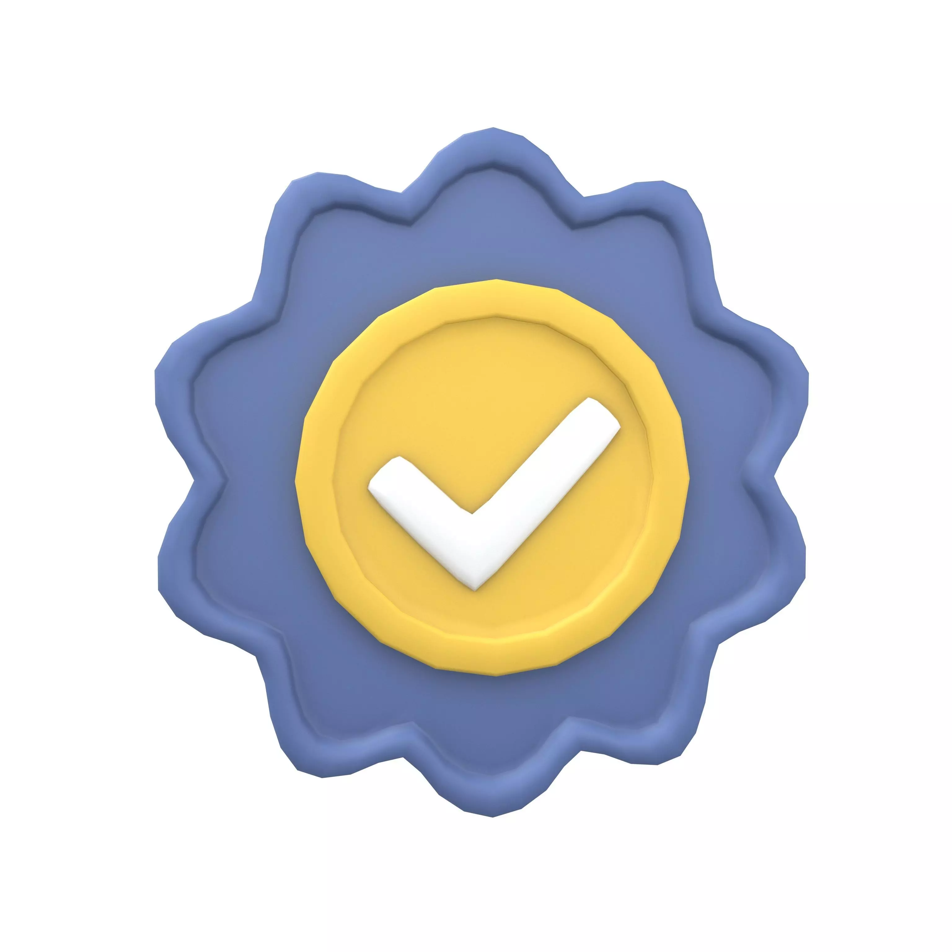 Guarantee Icon v1 001 Low-poly 3D model_0