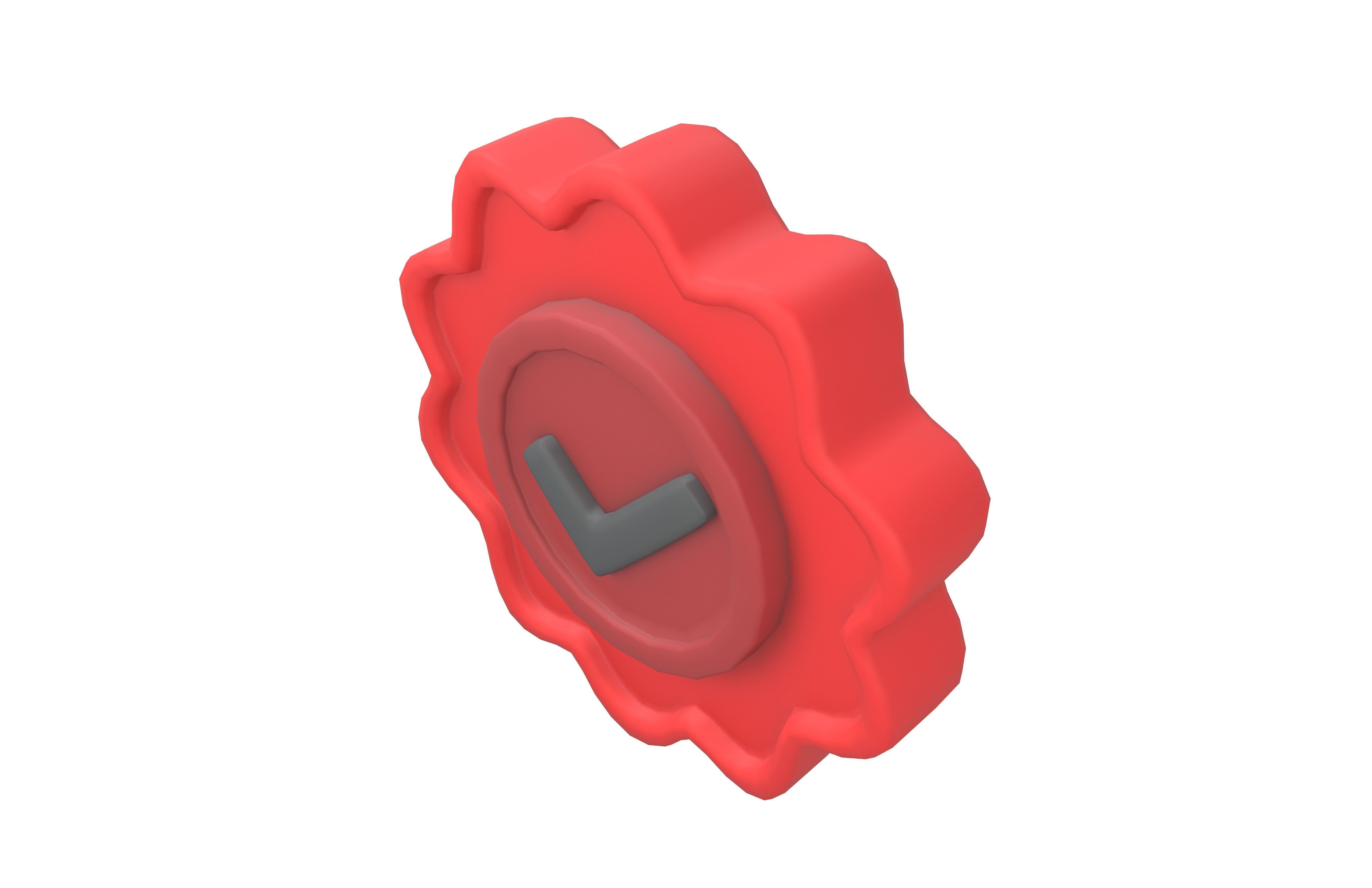 Guarantee Icon v1 002 Low-poly 3D model_2
