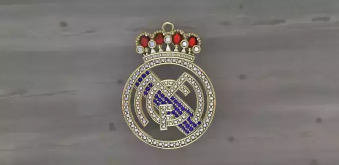 dije-Colgante Real Madrid 7g  3D print model