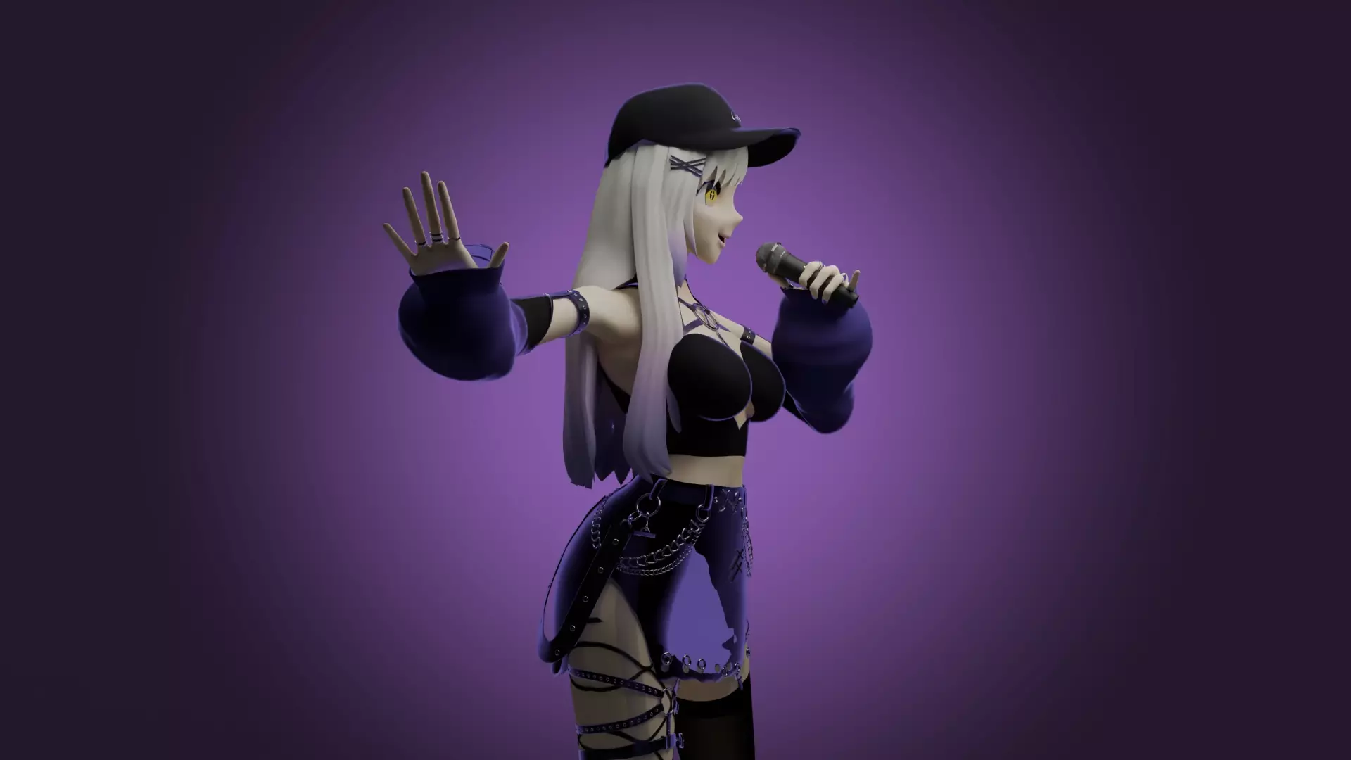 Muon Otonashi - The Enigmatic V-Singe 3D model