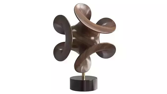 Abstract sculpture by Robert Longhurst 3D model