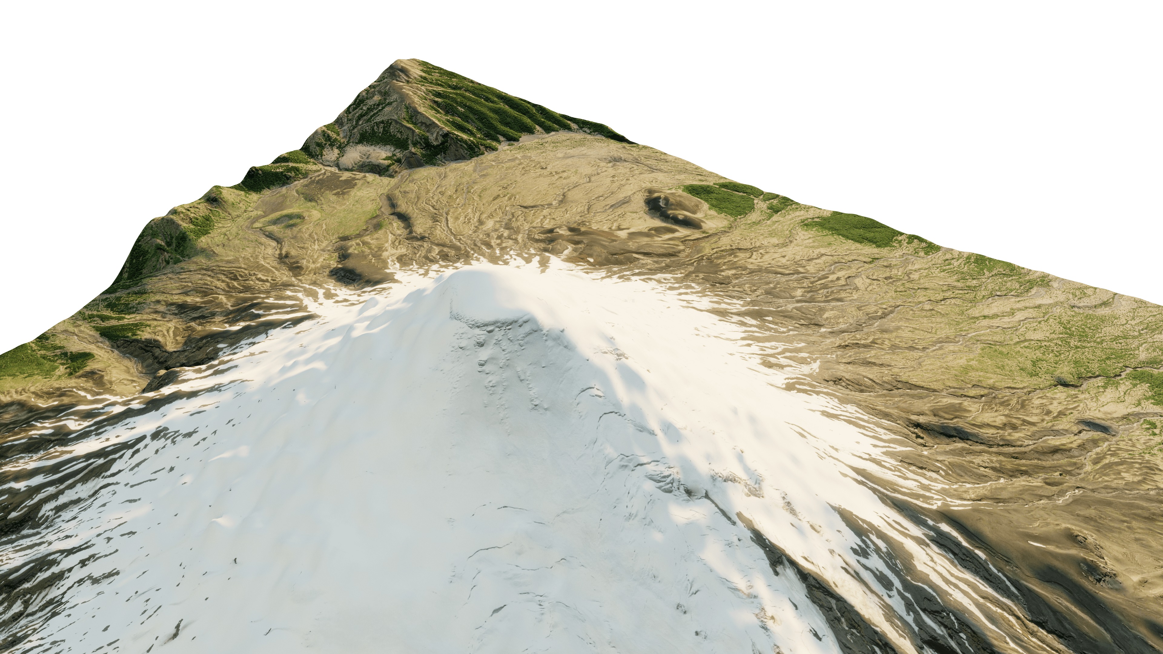 Osorno volcano 3d model terrain 3D model_11