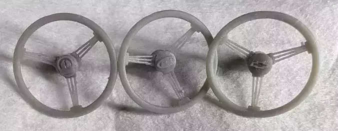 Vintage Banjo style Steering wheel 3D print model
