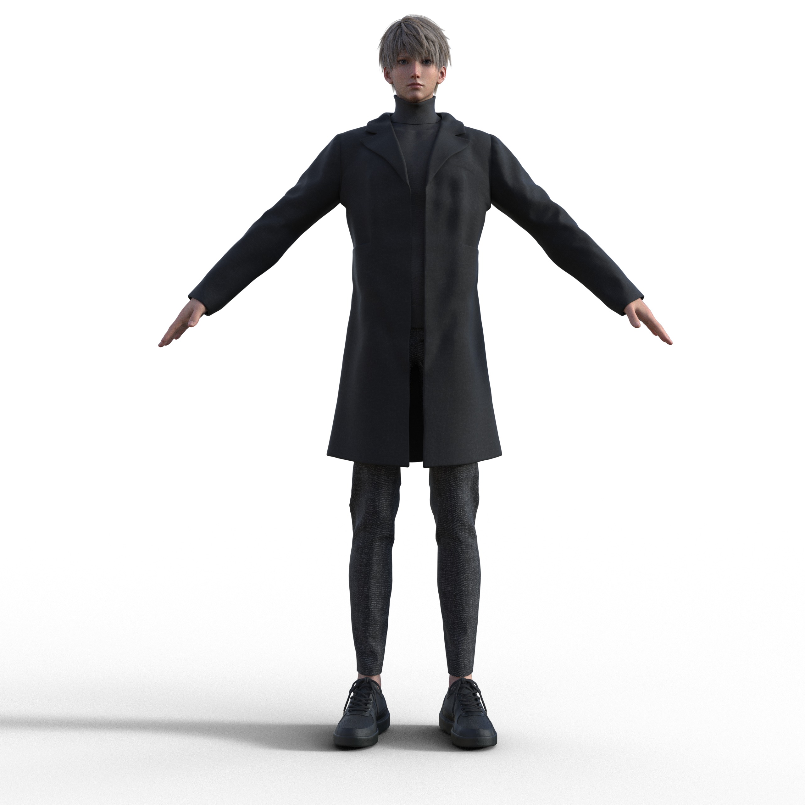 AnimeGuy 3D model_1