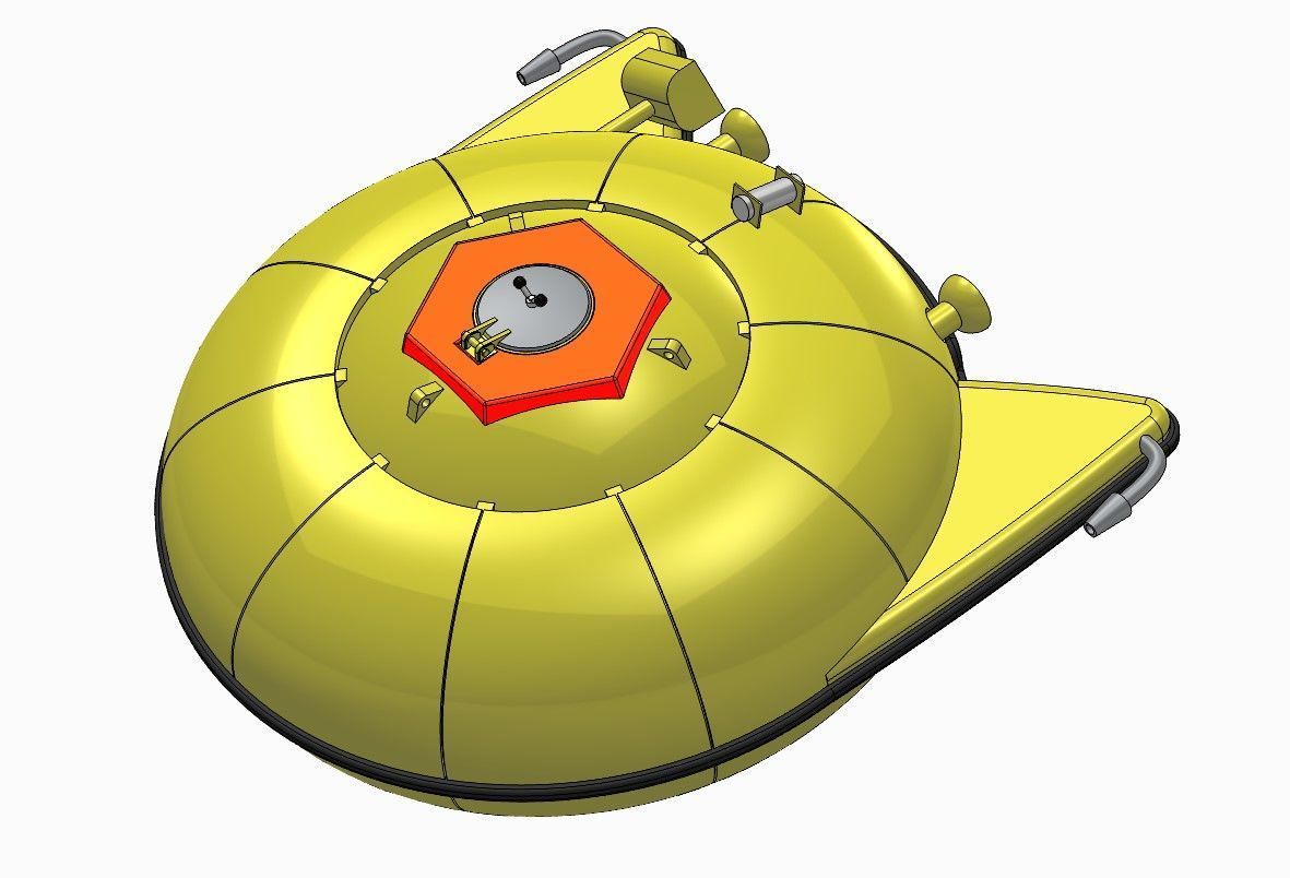SP-350 Denise 3D print model_2