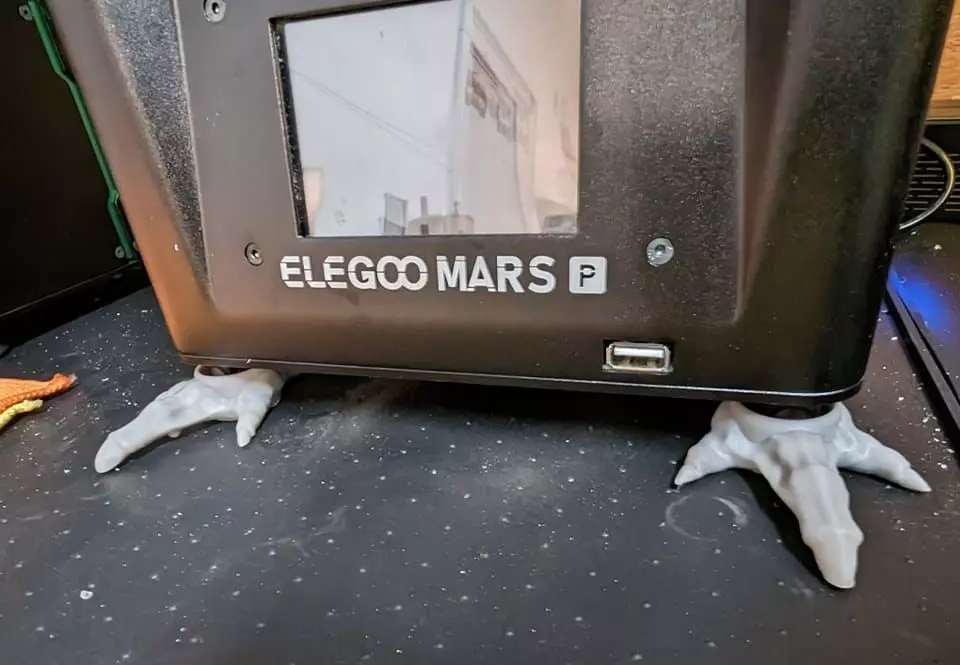 Mars Pro Claw foot risers Free 3D print model