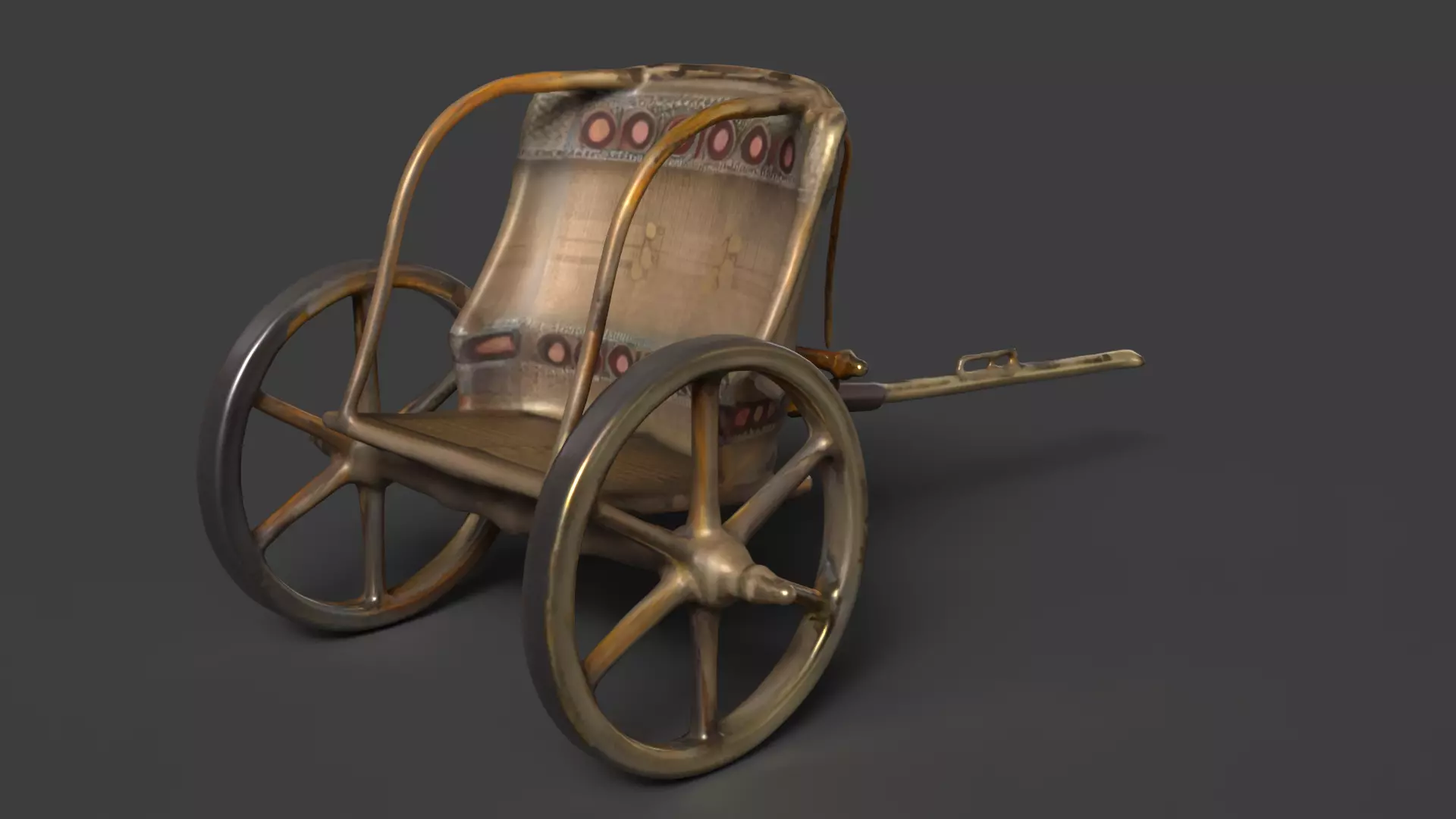 King Tut Chariot figure 3D model