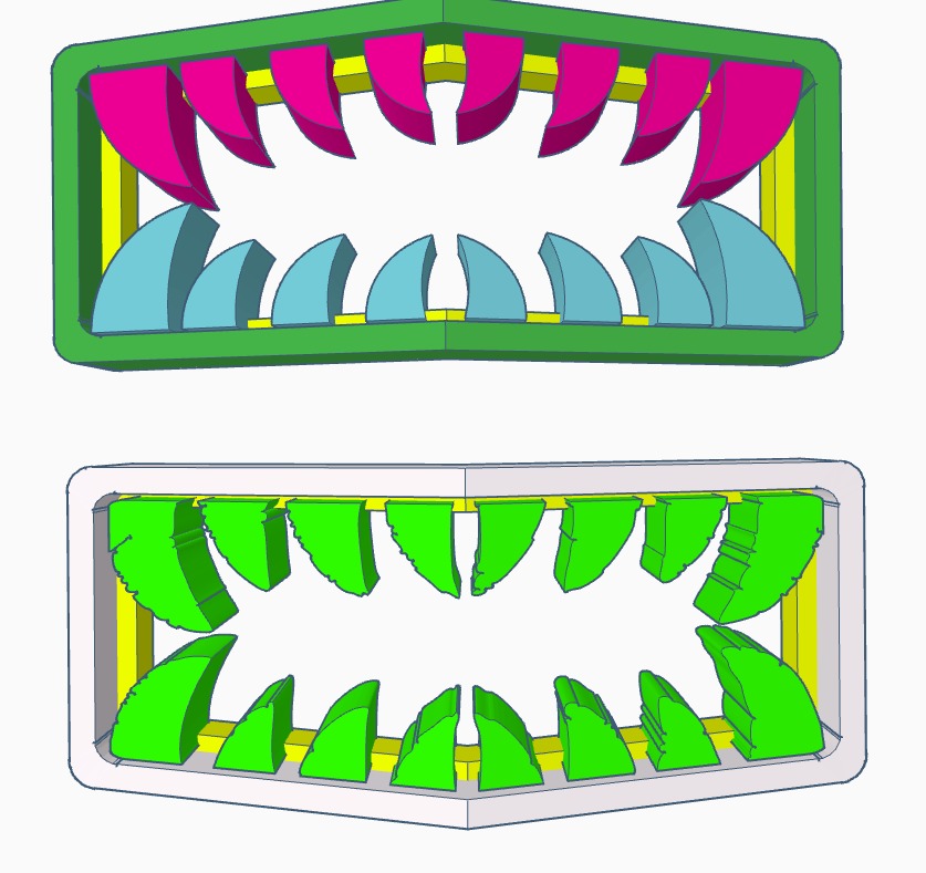 1970 Camaro Grills 3D print model_7
