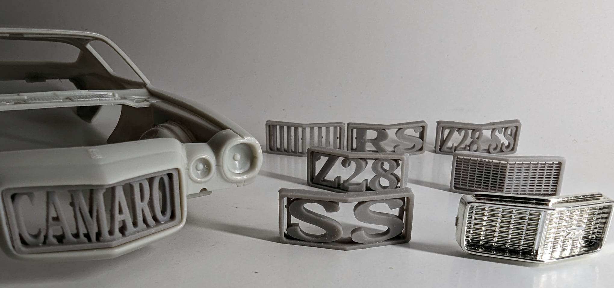1970 Camaro Grills 3D print model_1