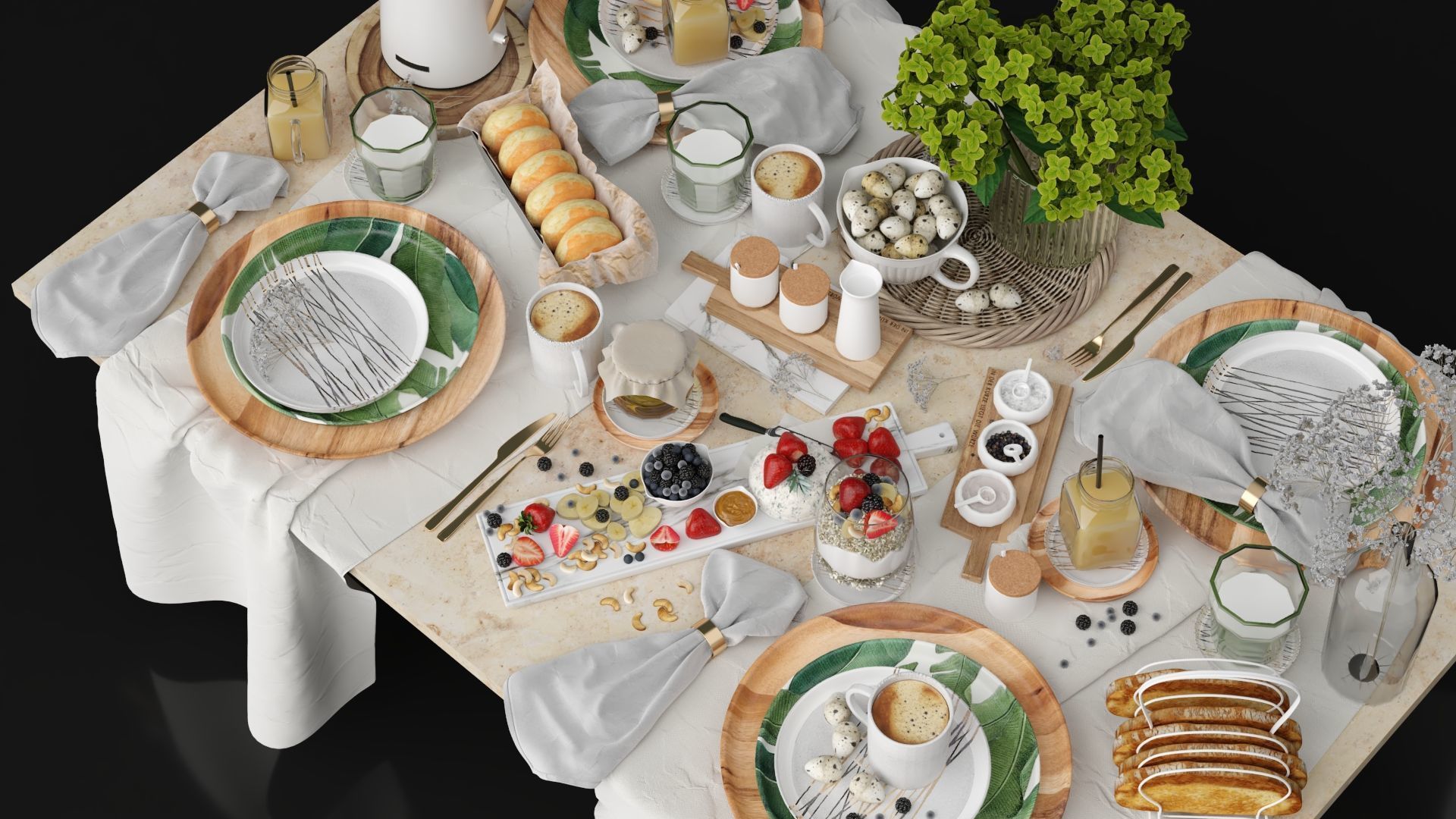 Food Set Model 3D model_6