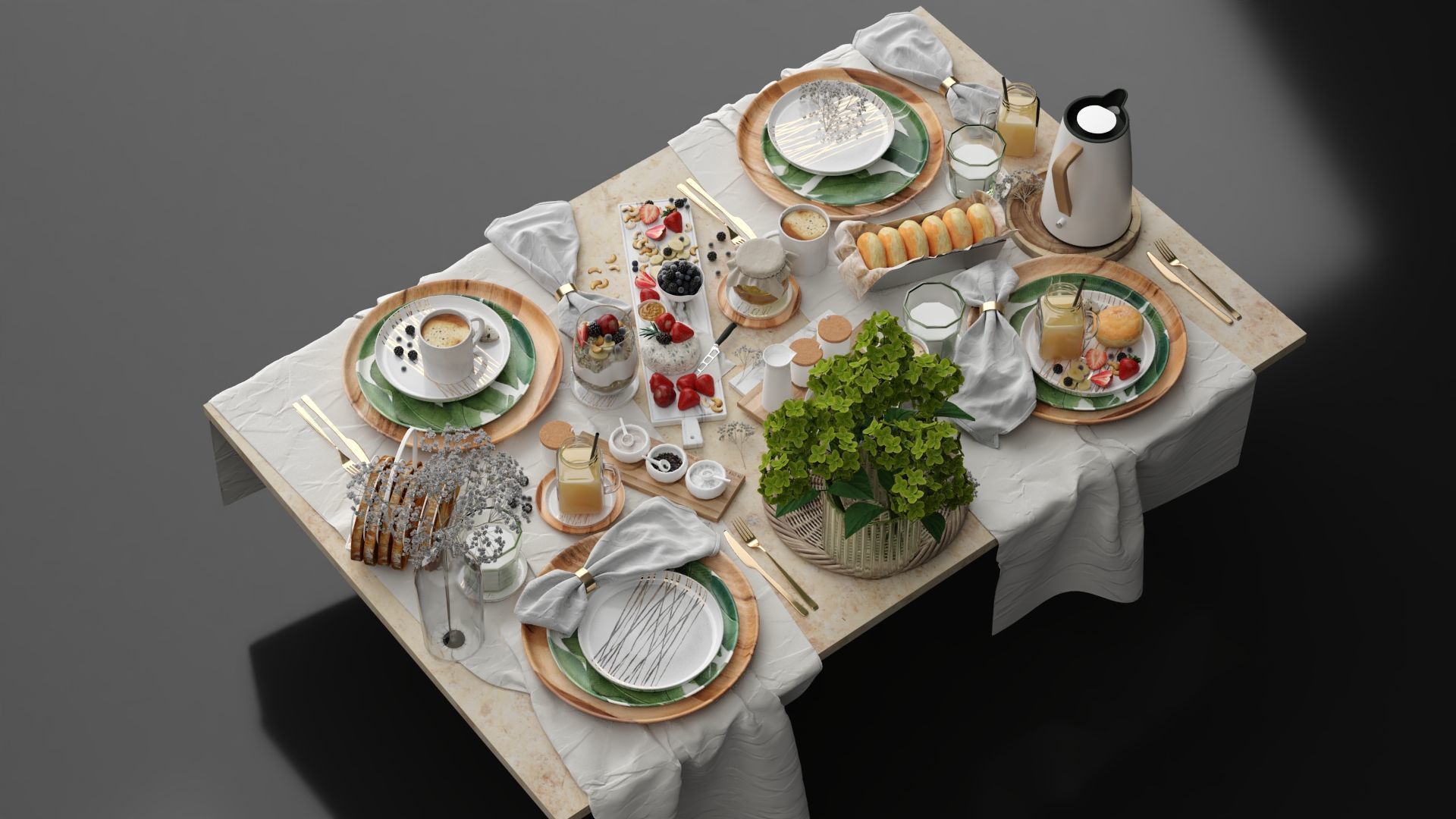Food Set Model 3D model_7