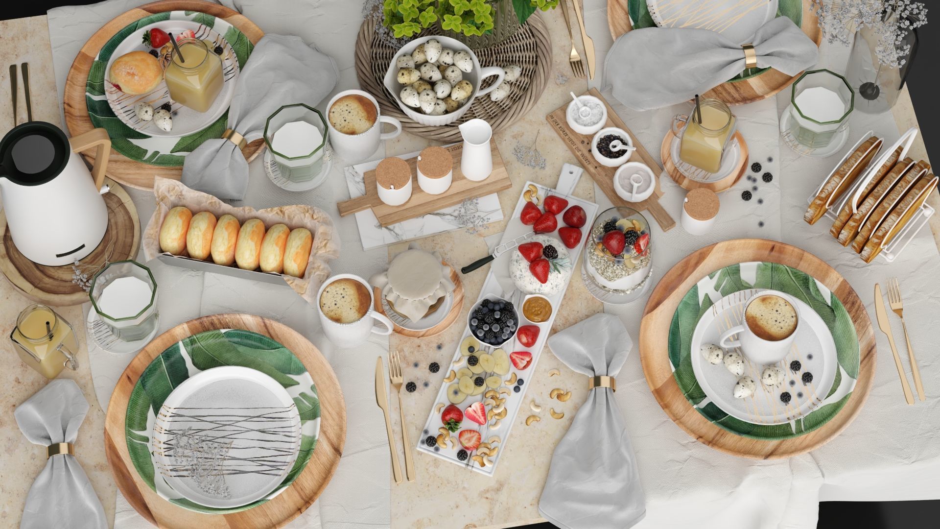 Food Set Model 3D model_5