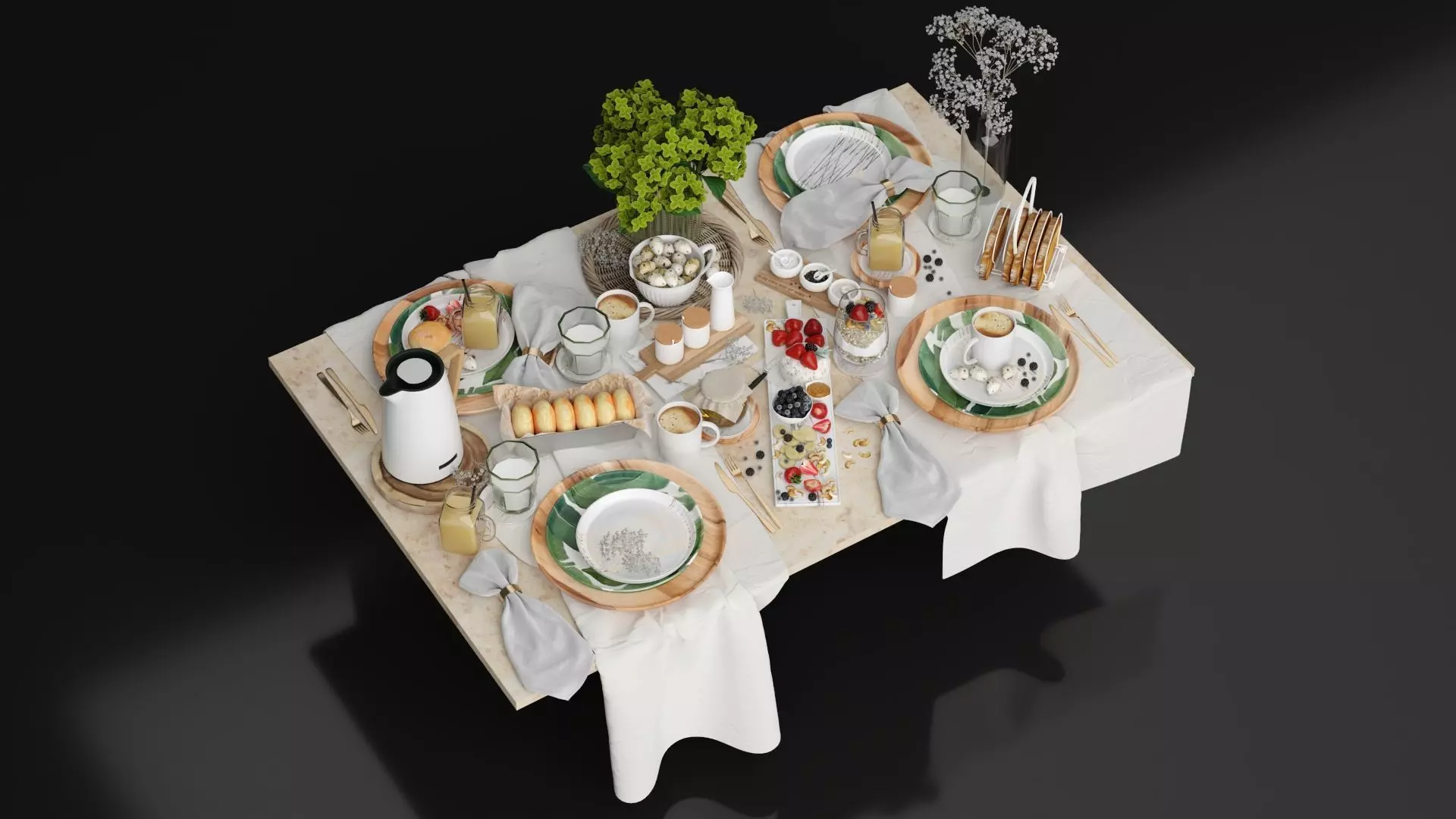 Food Set Model 3D model_0