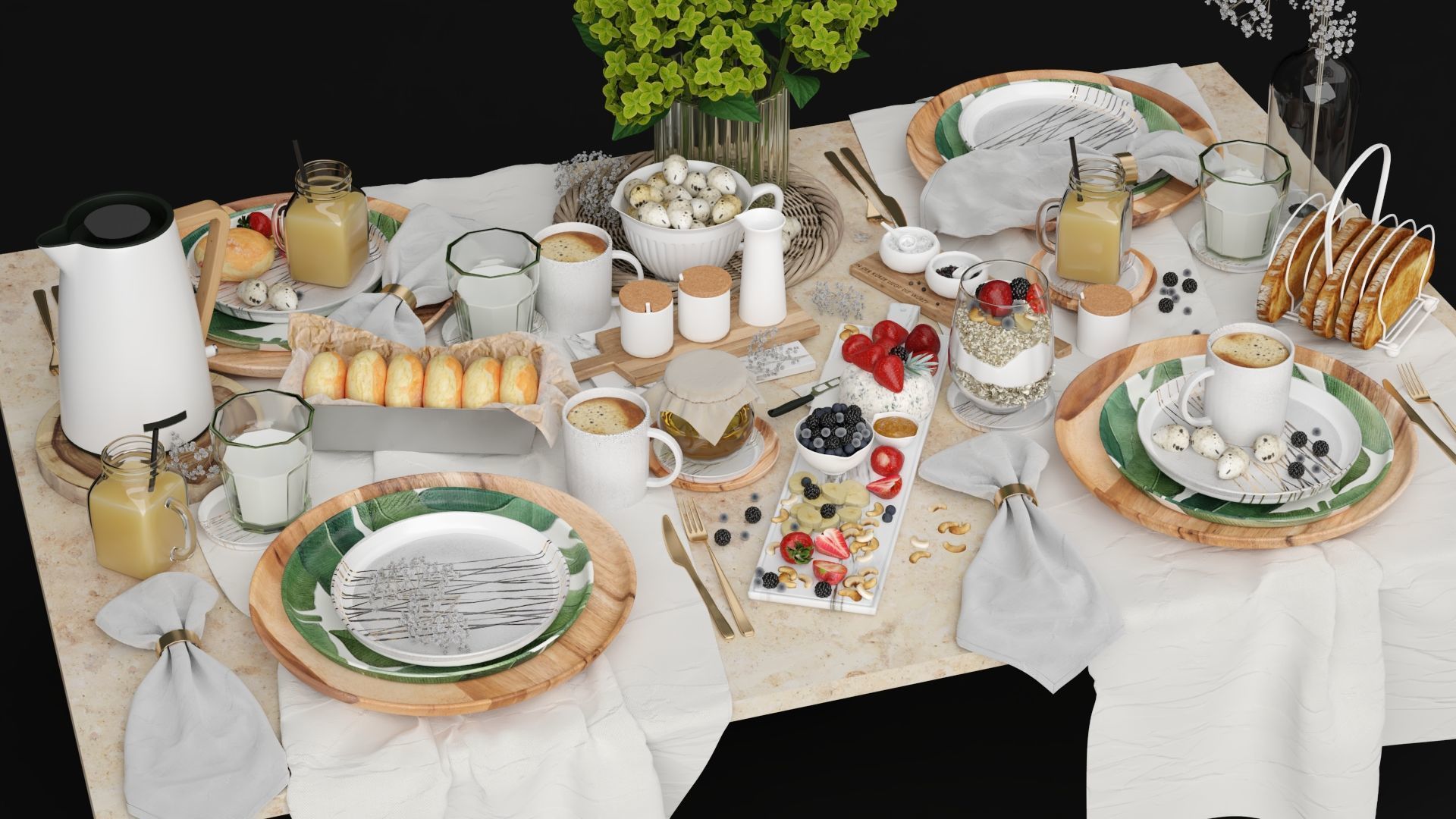 Food Set Model 3D model_3