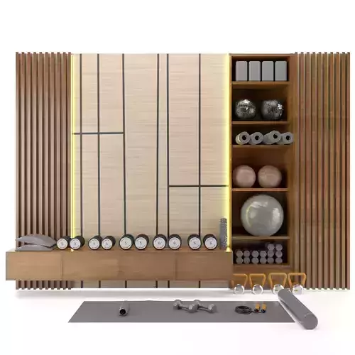 Home Yoga Gym Fitness Equipment Decoration Set 64