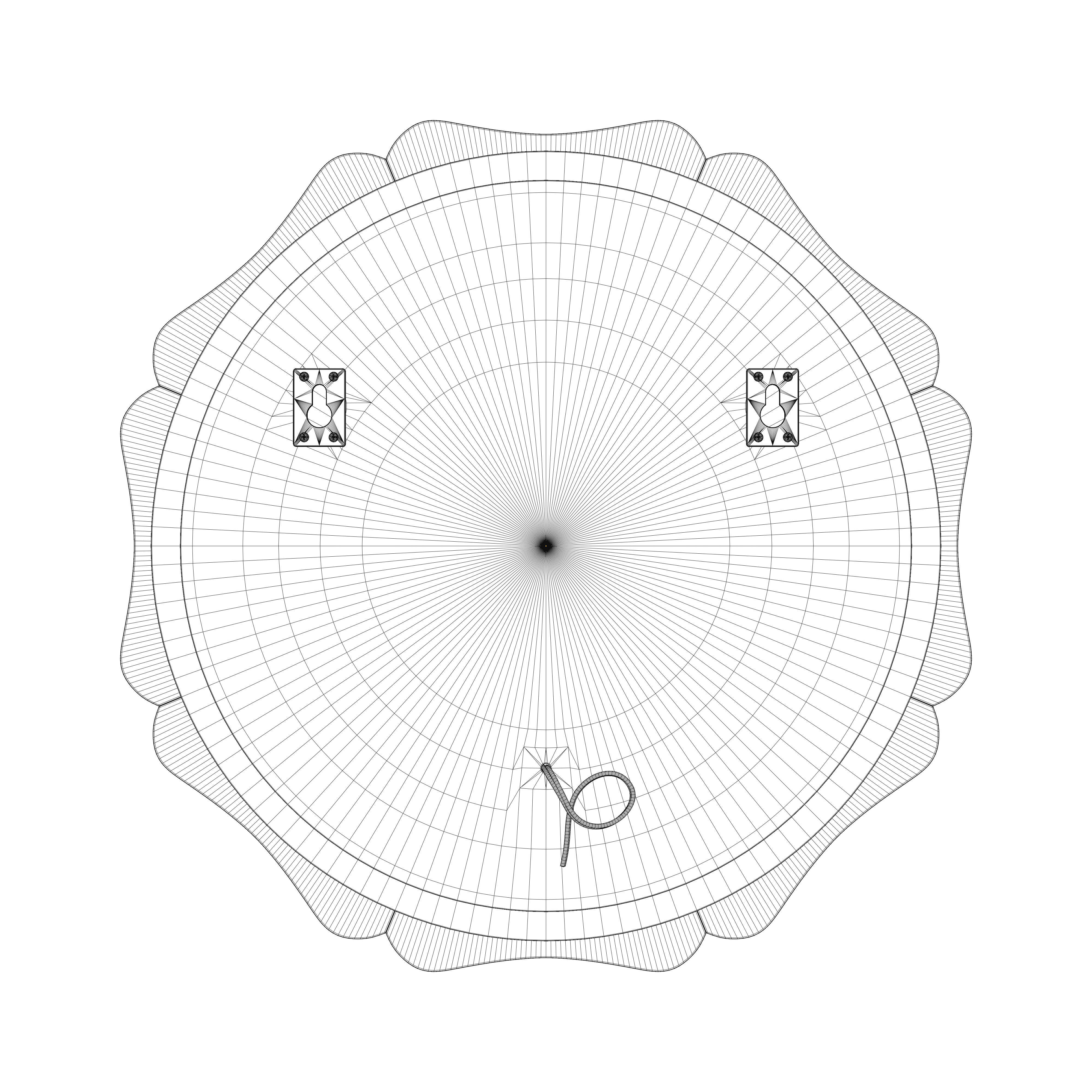 Gerber Art LED Bathroom Mirror 3D model_9