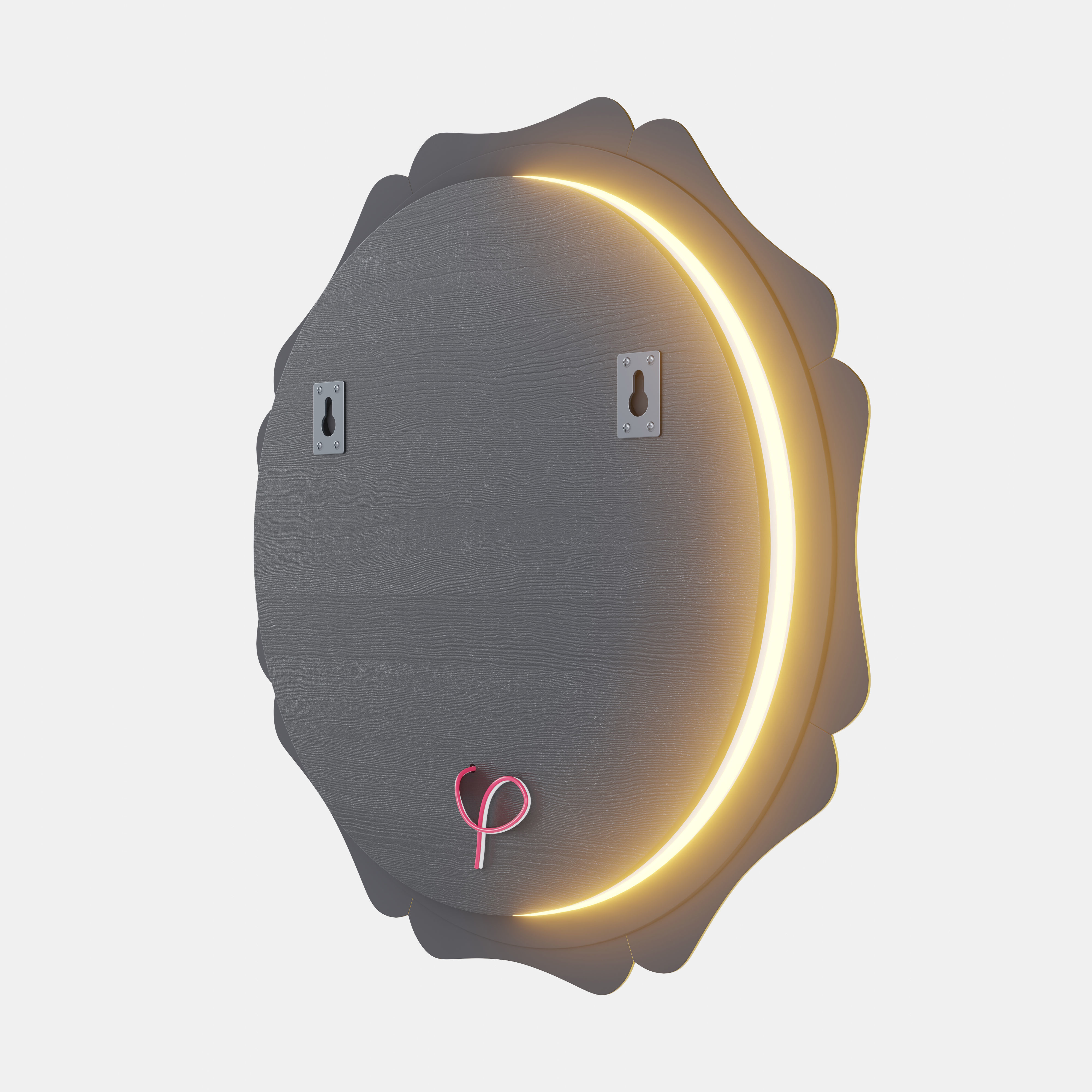 Gerber Art LED Bathroom Mirror 3D model_4