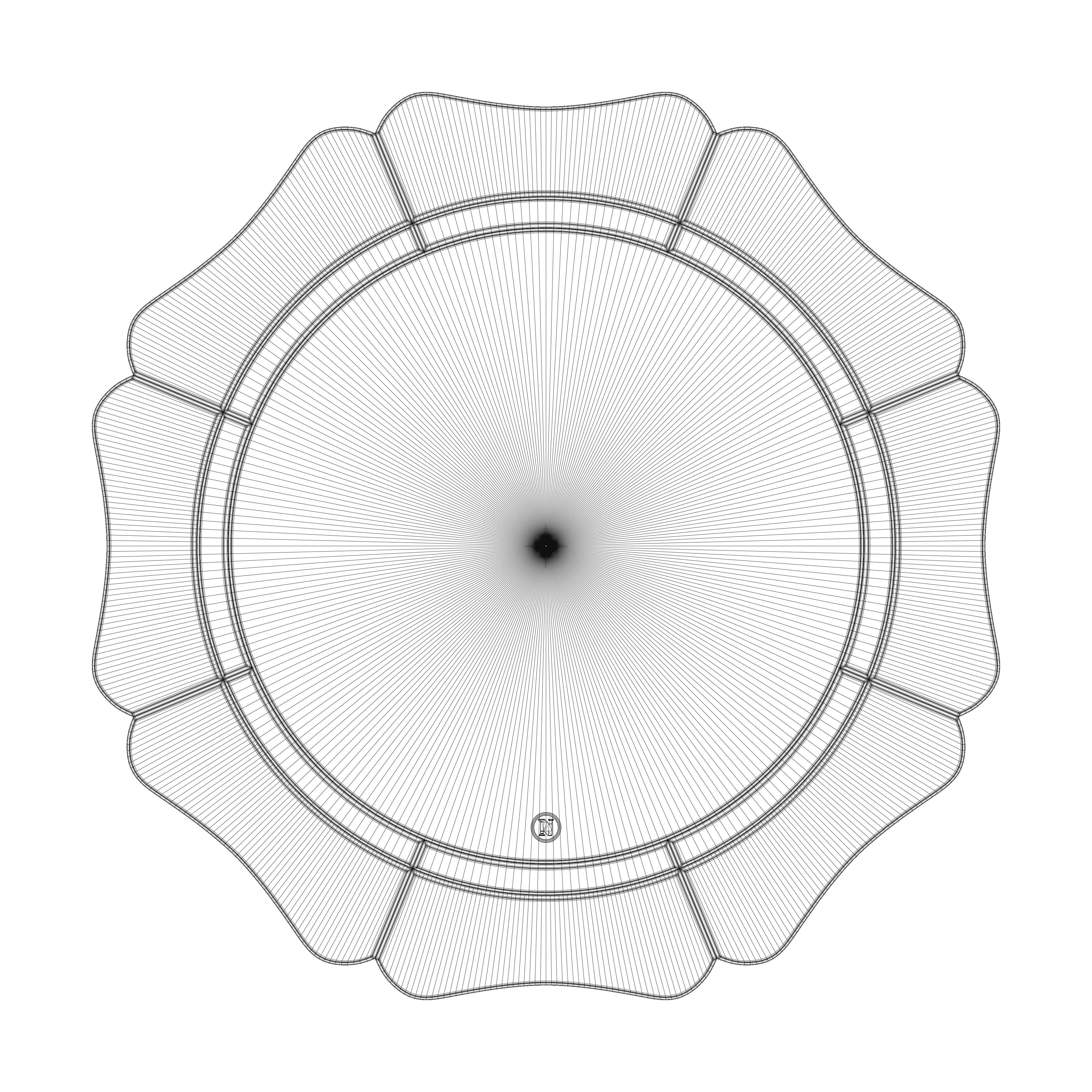 Gerber Art LED Bathroom Mirror 3D model_8