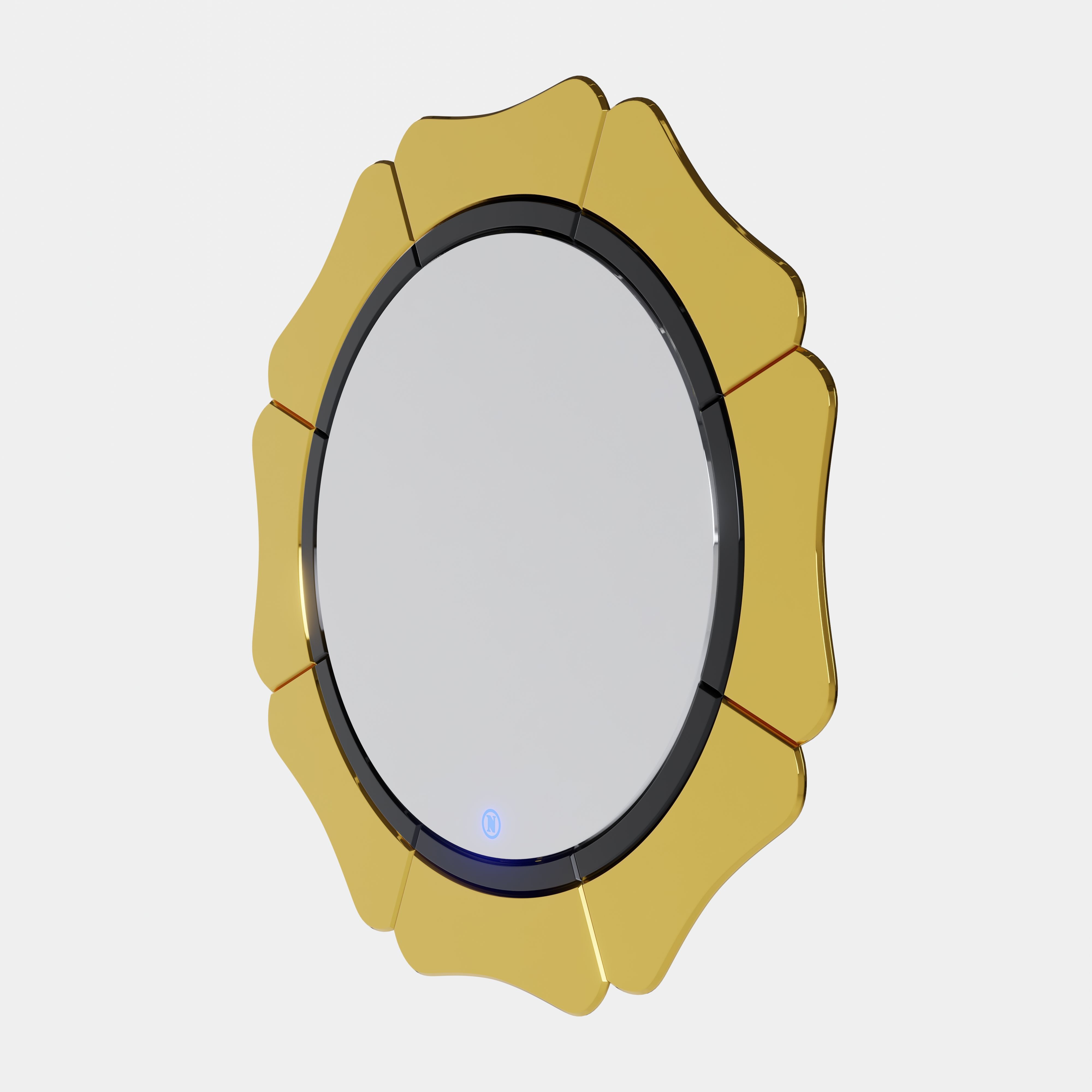 Gerber Art LED Bathroom Mirror 3D model_1