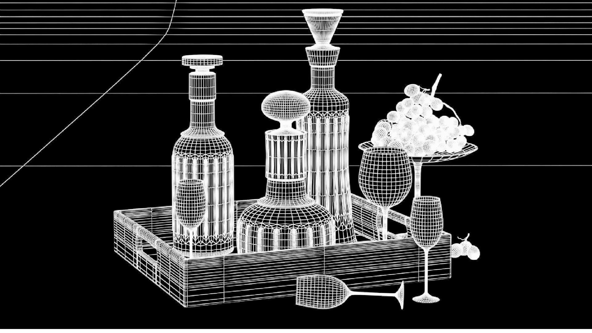 Kitchen Decorative Set 3D model_8