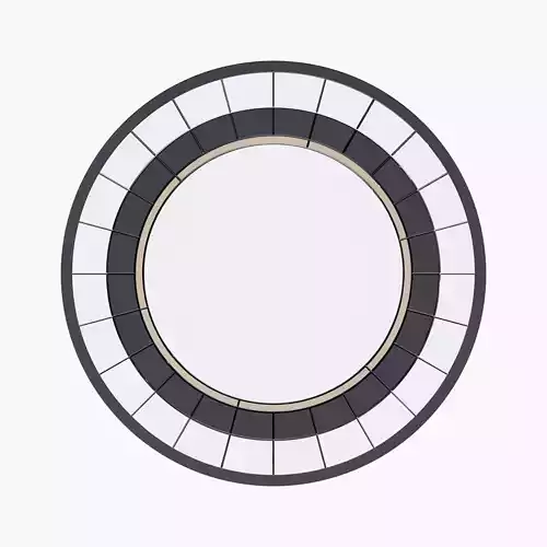 Romance Round Picture Frame Mirror