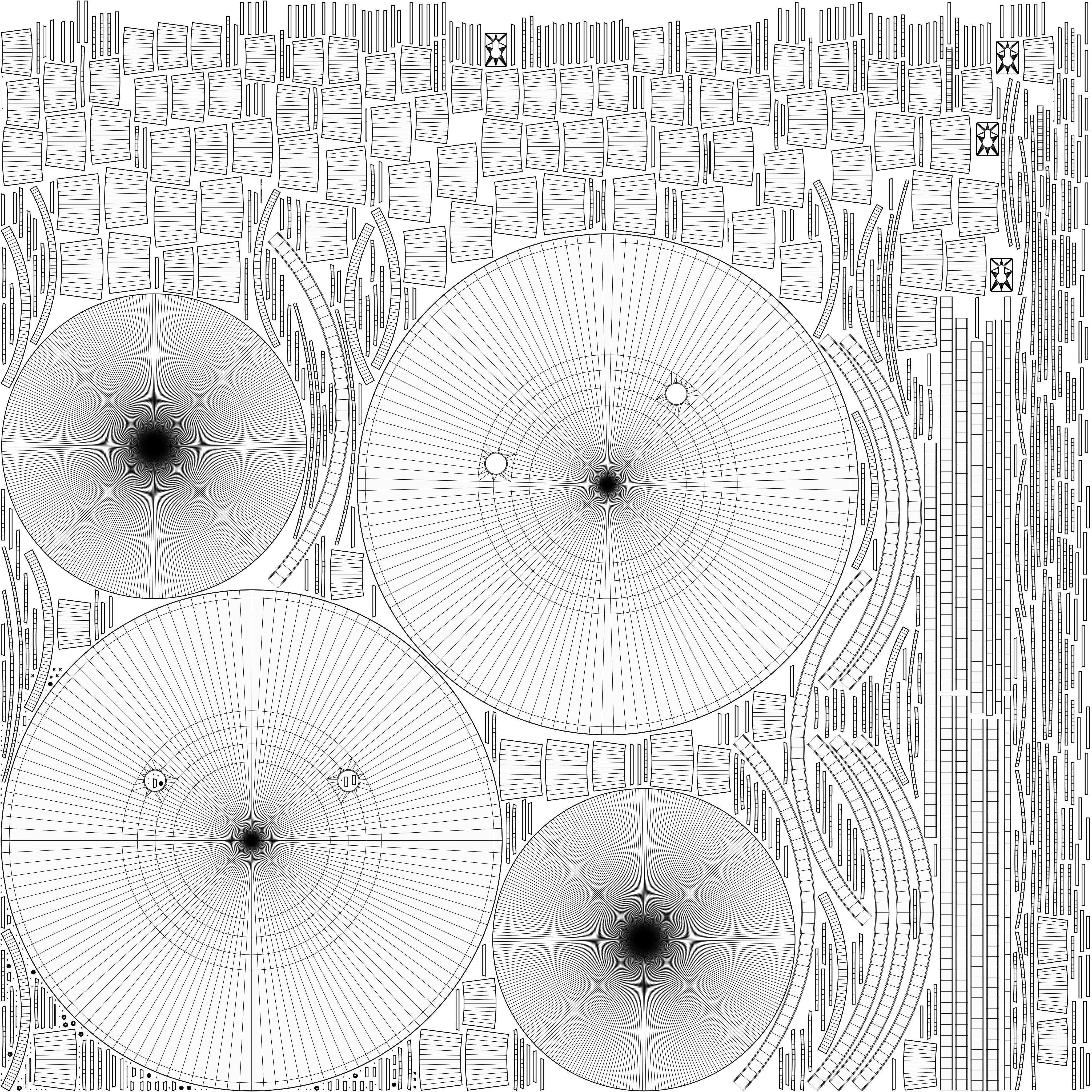 Romance Round Picture Frame Mirror 3D model_10