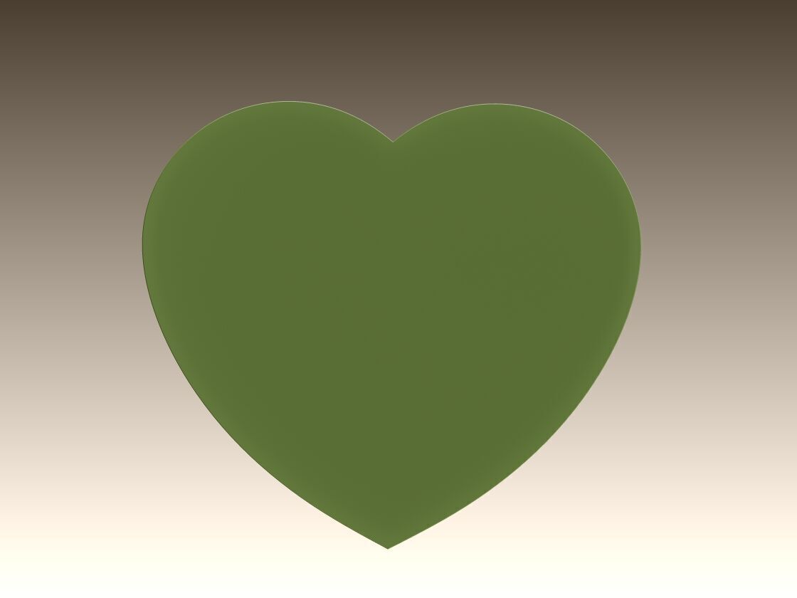 Holy Family Relief  Heart Shaped 3D print model_2