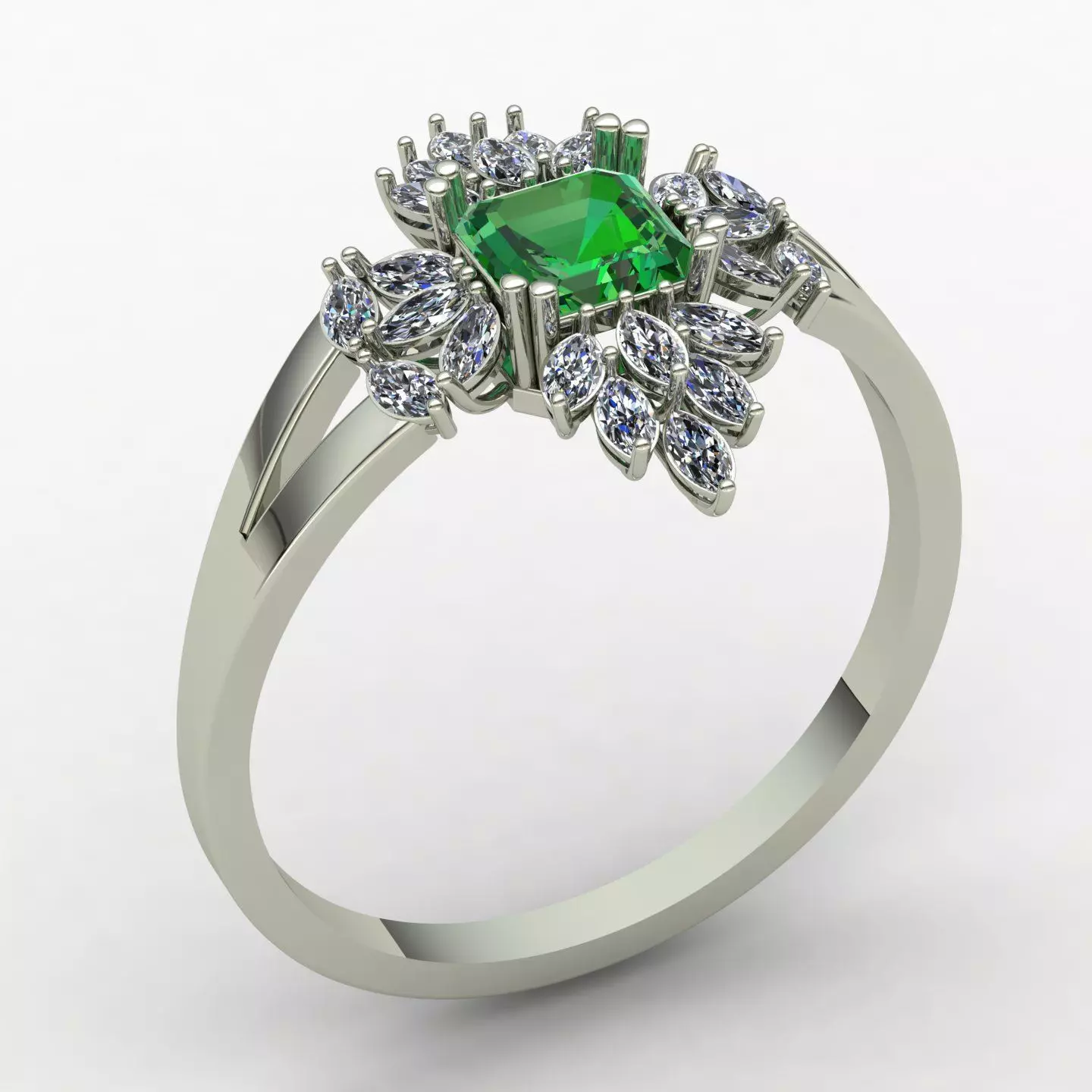 cluster ring 03 3D print model