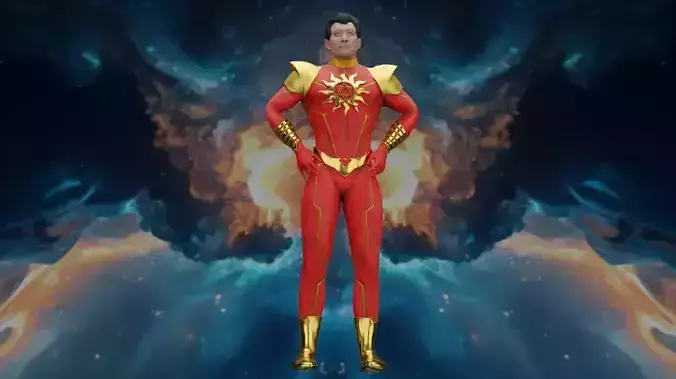 Shaktiman Costume 3D model