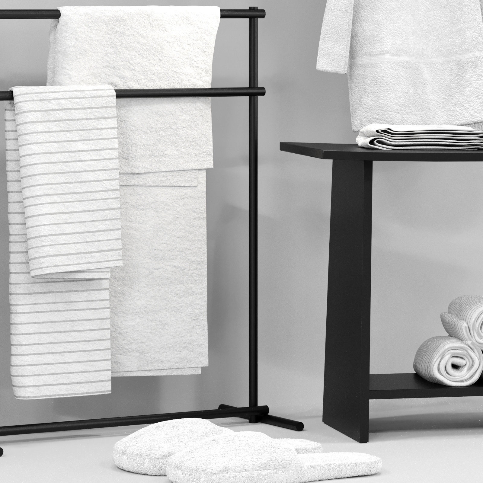 Bathroom set-rexa with Tezza 3D model_2