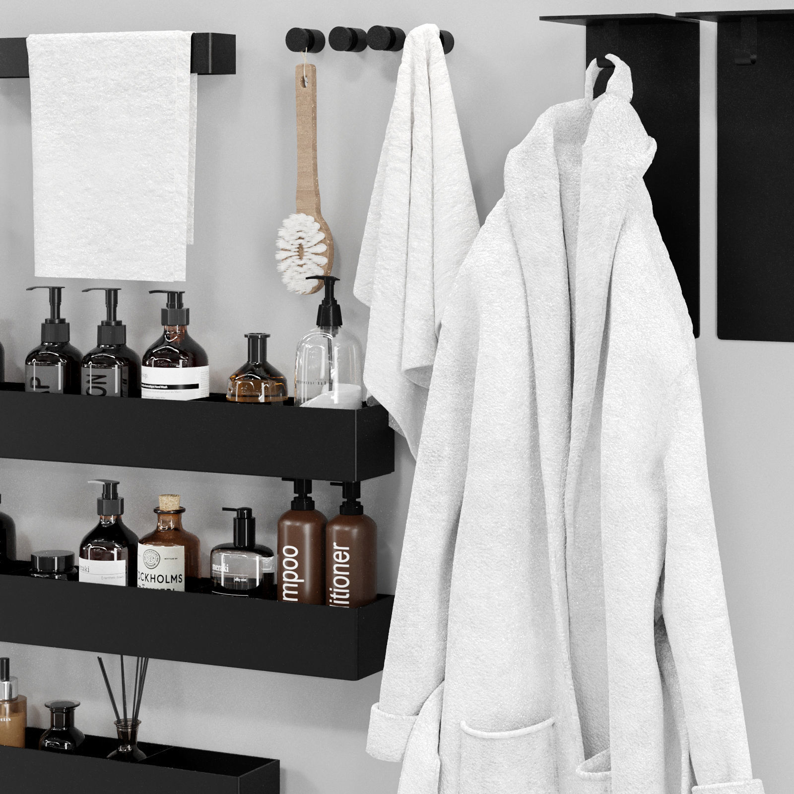 Bathroom set-rexa with Tezza 3D model_3