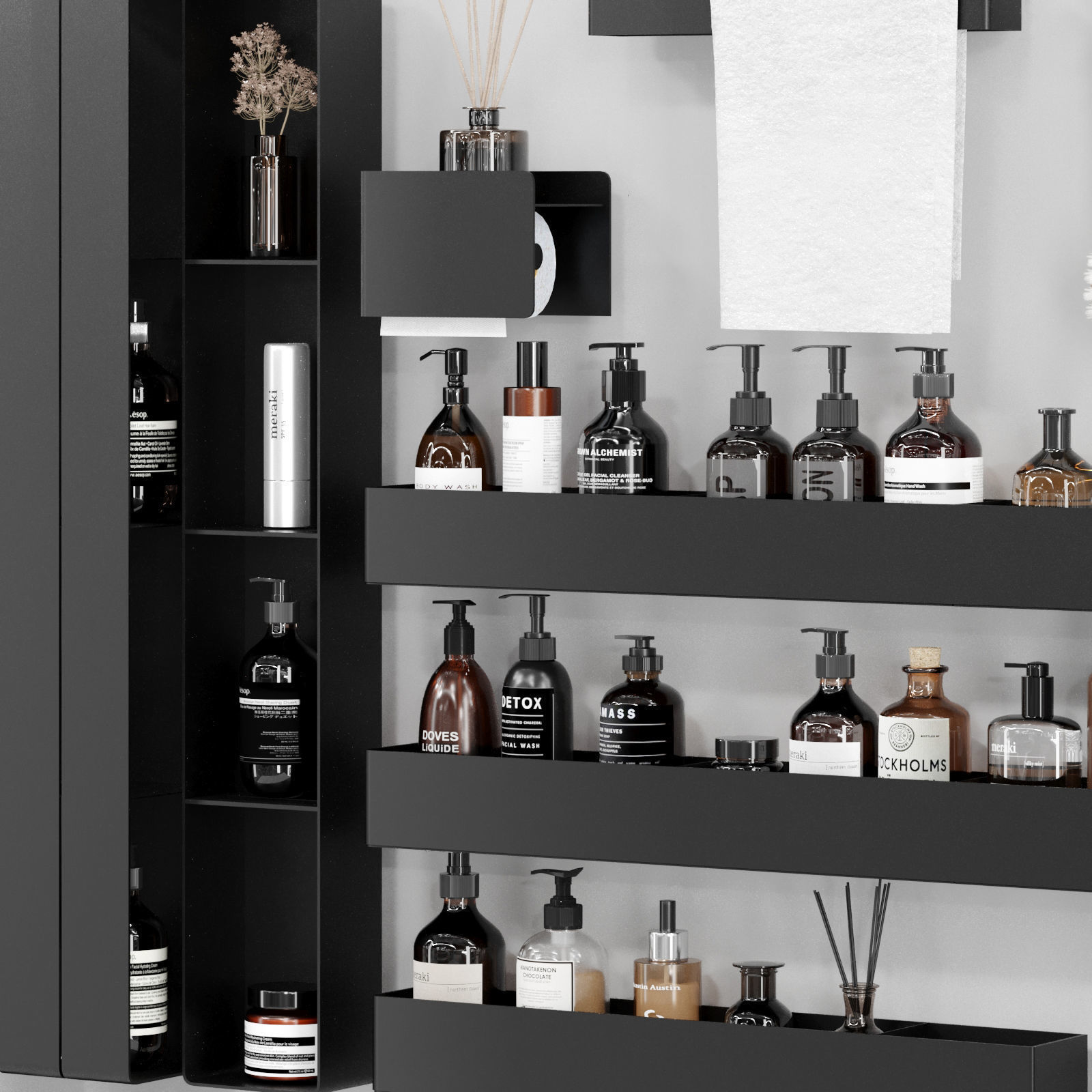 Bathroom set-rexa with Tezza 3D model_1