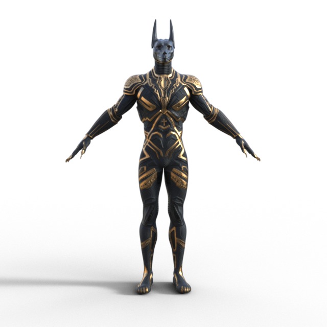GuadrianAnubis 3D model_1