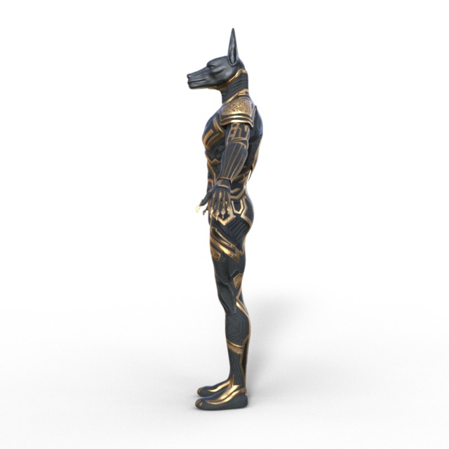 GuadrianAnubis 3D model_2