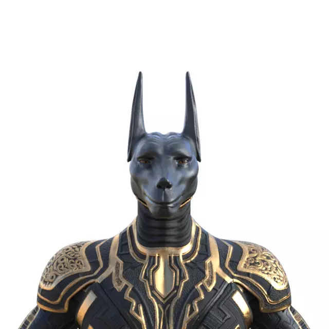 GuadrianAnubis 3D model_0