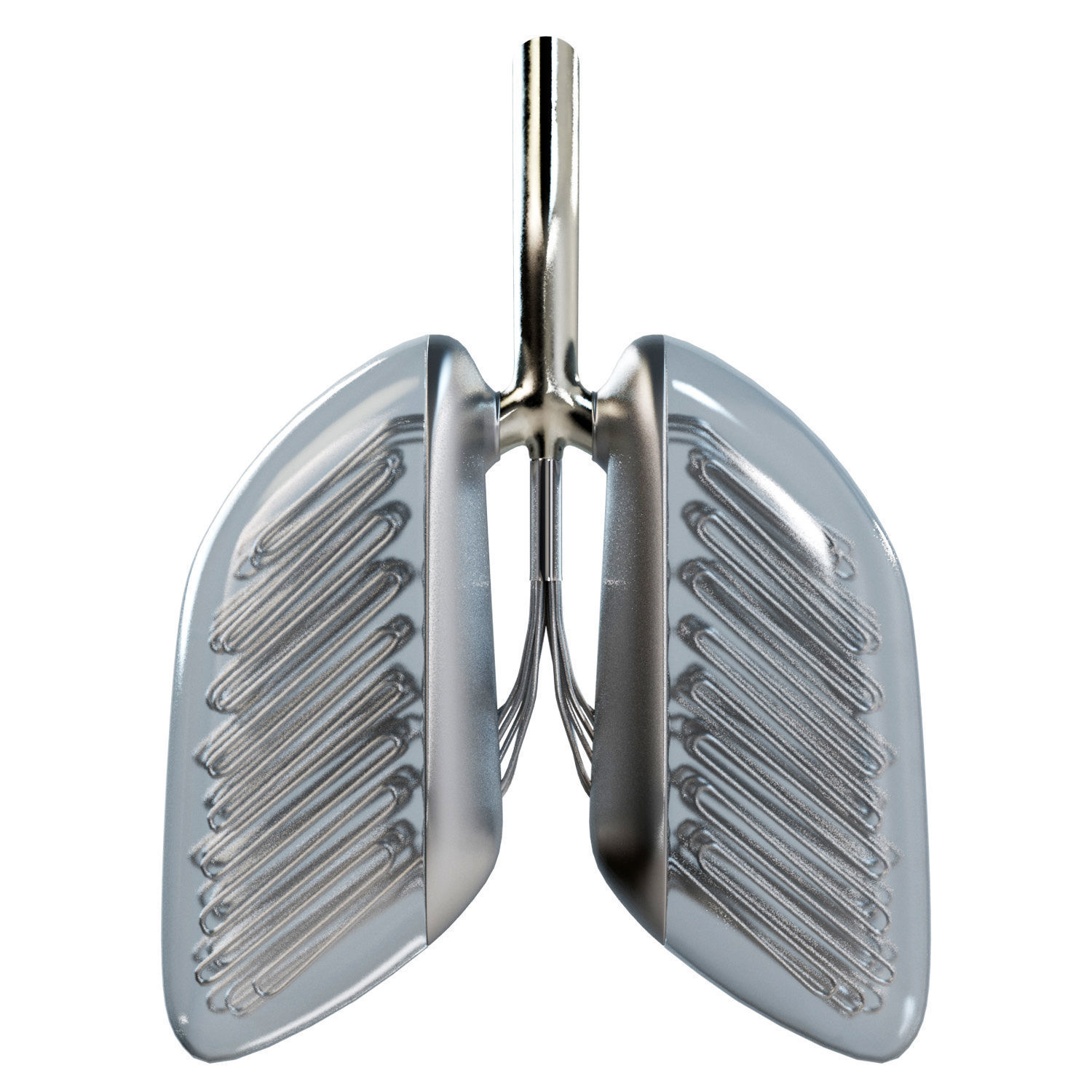 Sci-Fi Artificial Lungs Low-poly 3D model_1