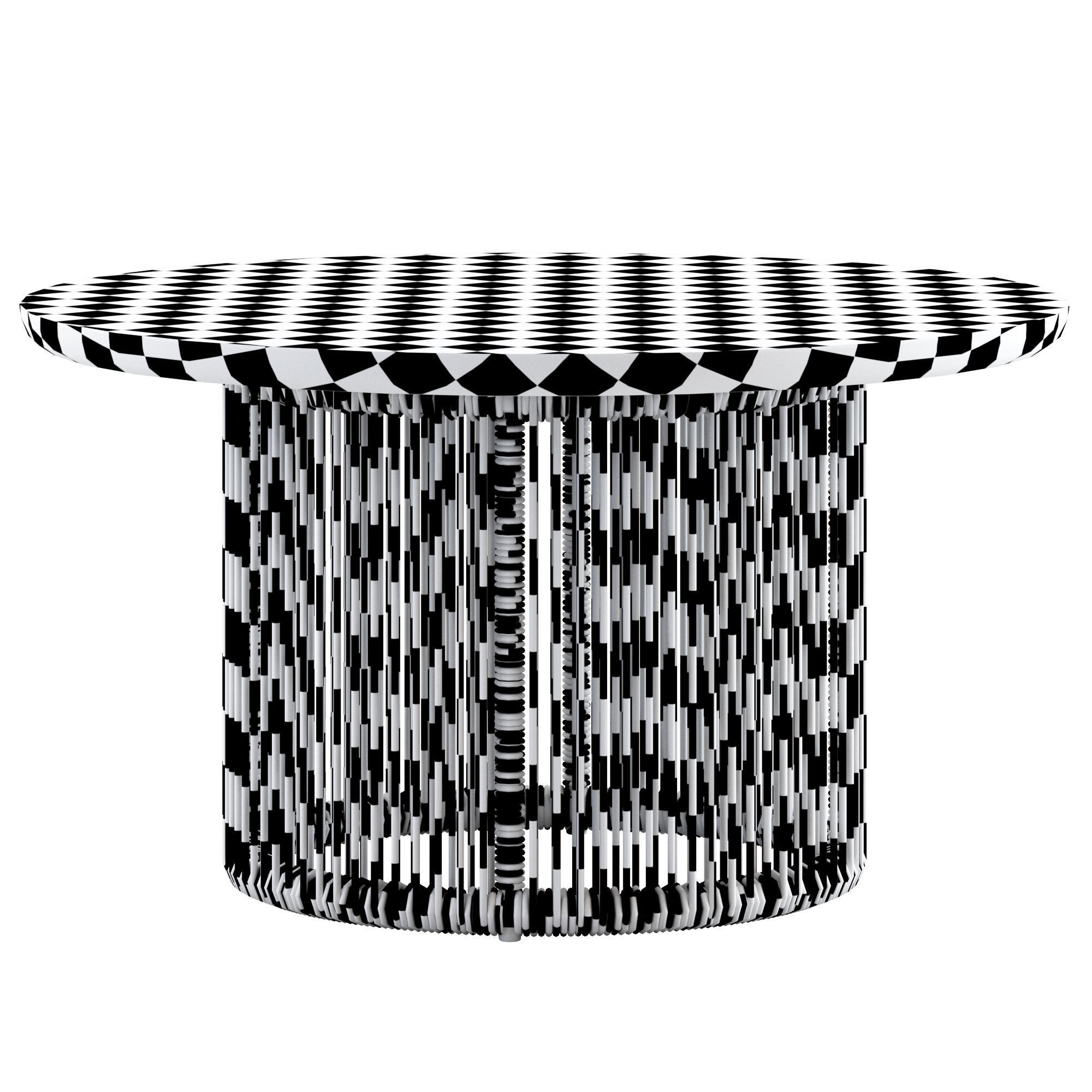 Globewest Anton Rope Coffee Table 3D model_4