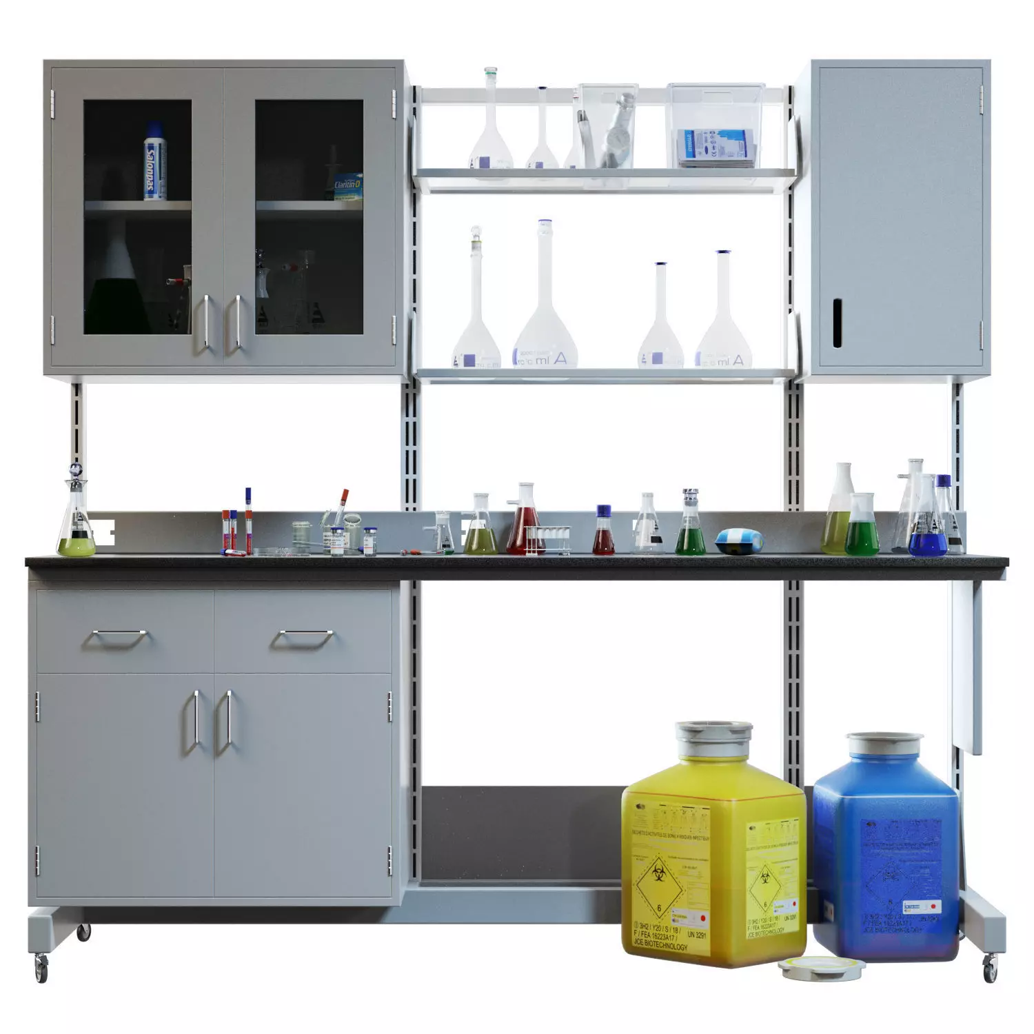 Big Lab Workbench 3D model_0