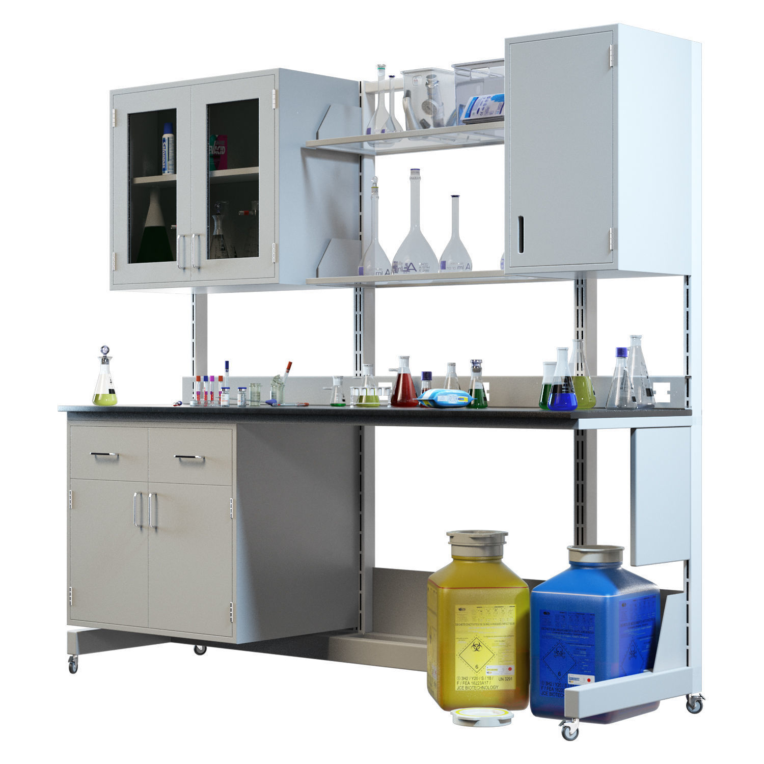 Big Lab Workbench 3D model_2