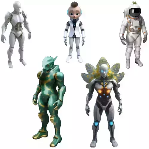 Future Beings Series 3D print model