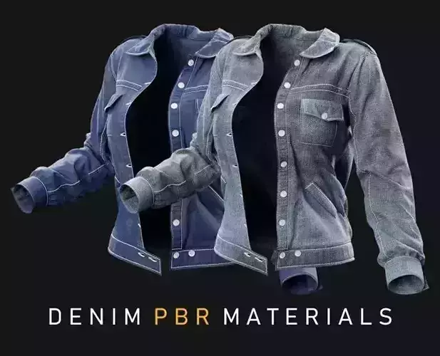 40 Denim PBR Materials