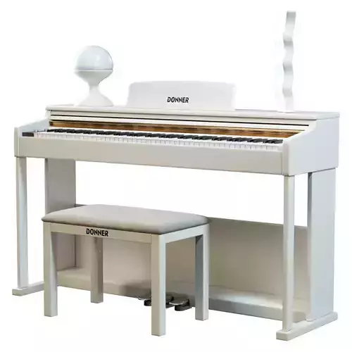 Piano Donner DDP-100 Low-poly 3D model