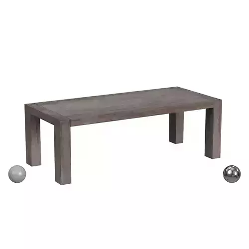 Alexander Rose Sherwood Grey Acacia Rectangular Table