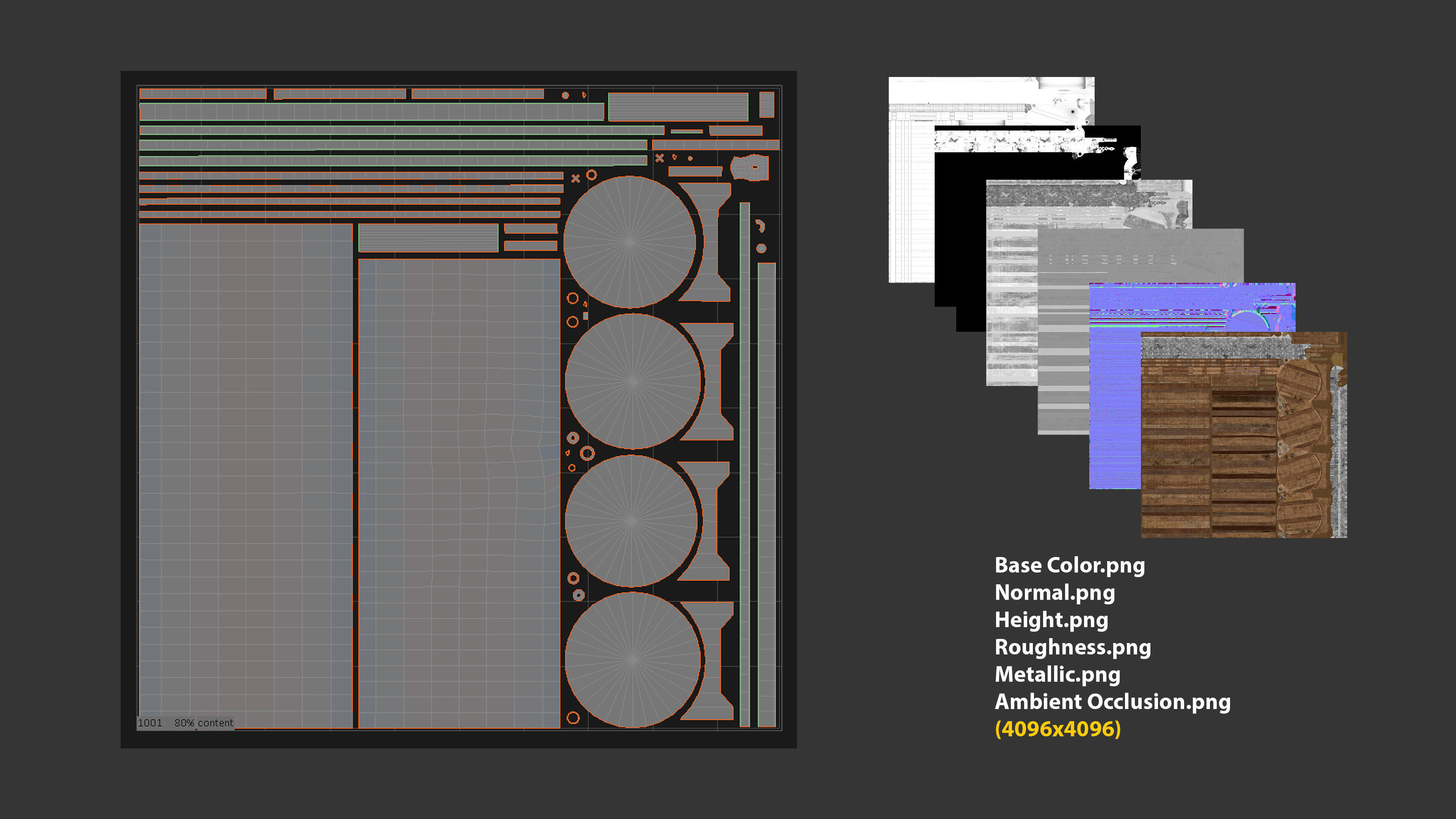 Wooden Barrel Low-poly 3D model Low-poly 3D model_9