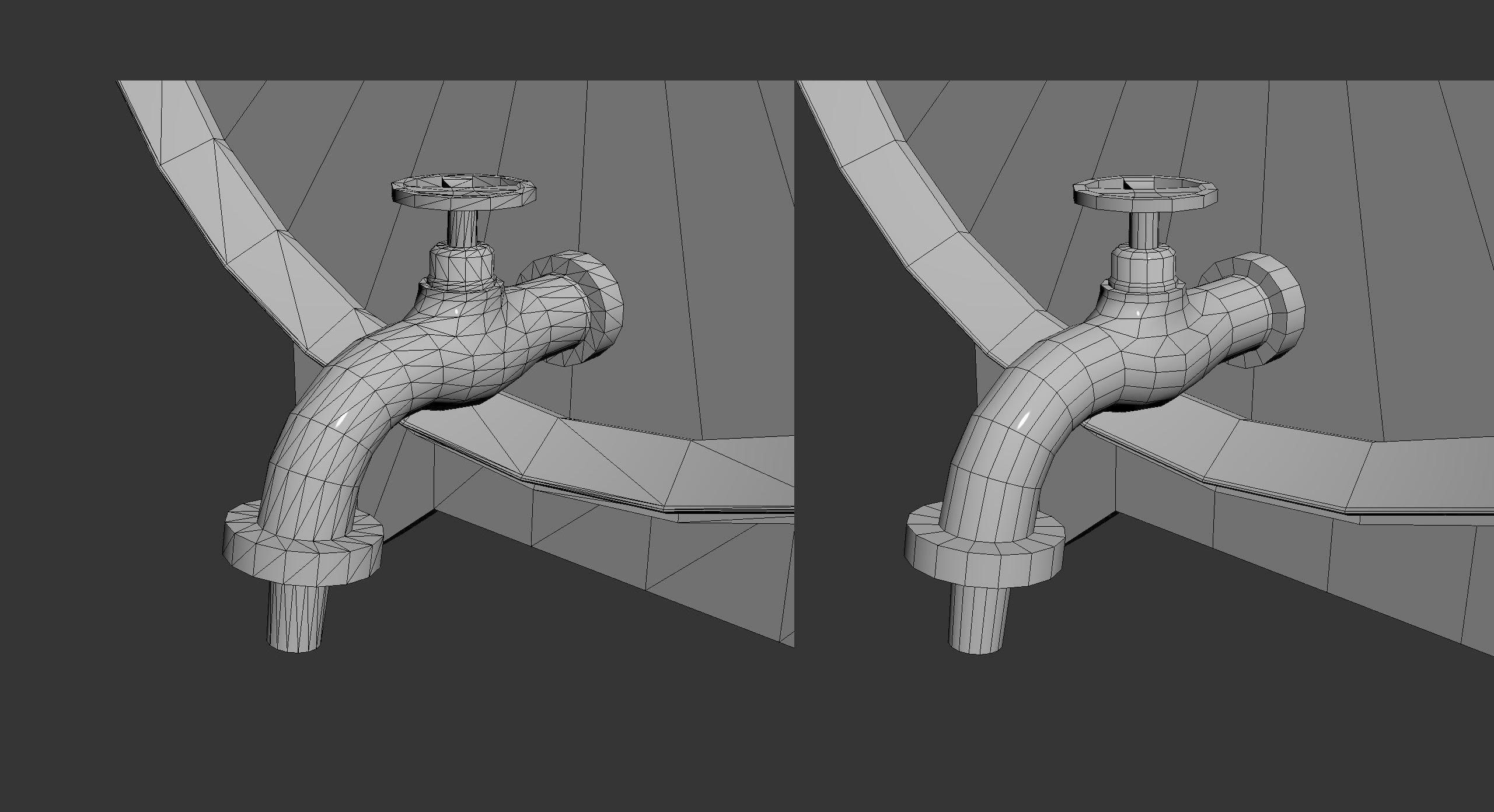 Wooden Barrel Low-poly 3D model Low-poly 3D model_10