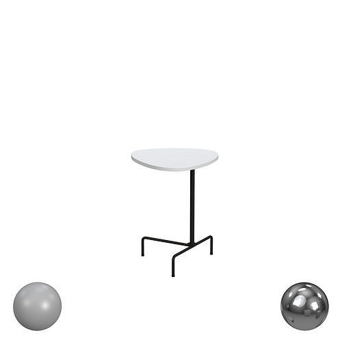Berlin Tripod Side Table Low-poly 3D model