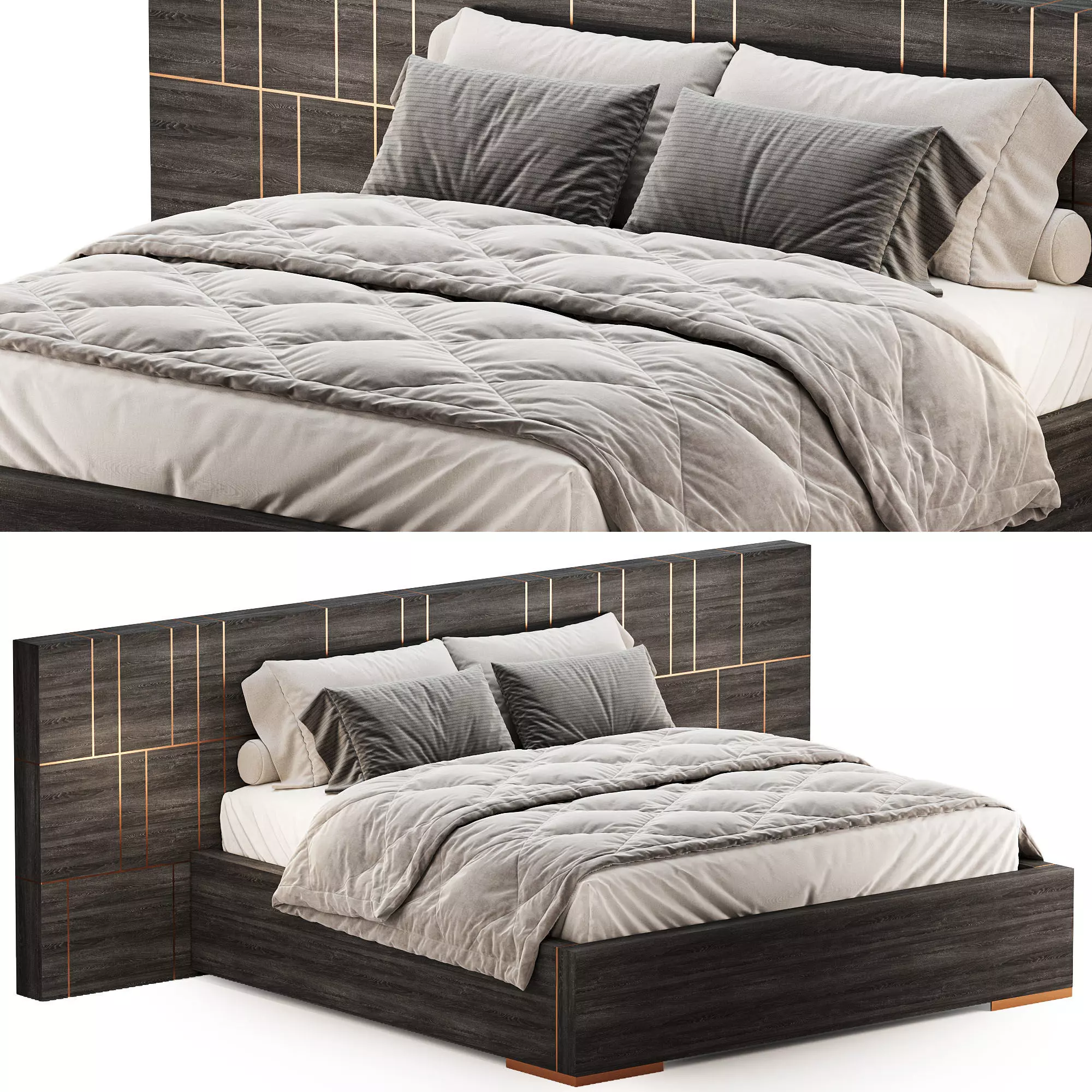 Jackson Bed 3D model_0