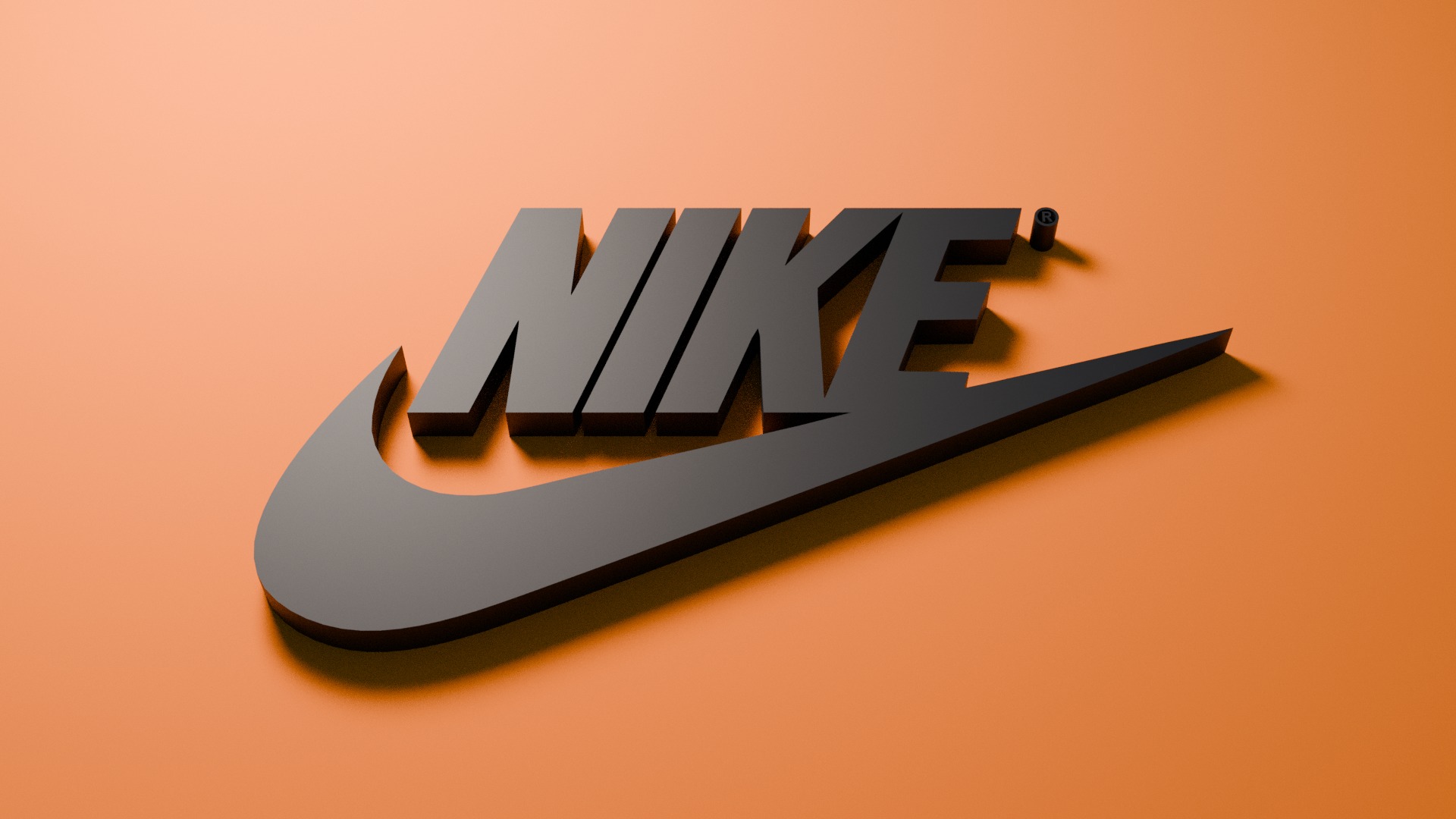 Nike logo 3D model_1