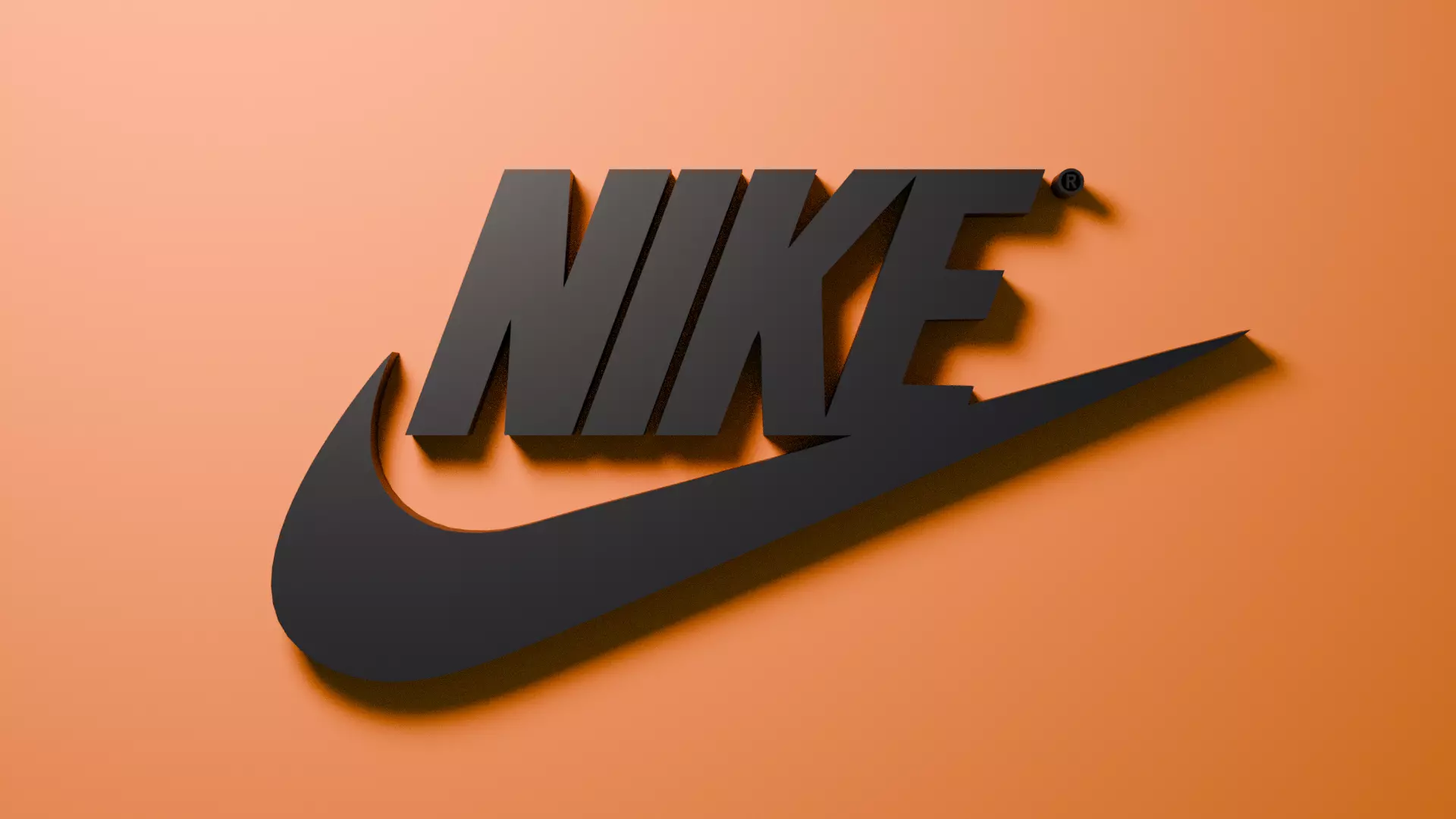 Nike logo 3D model_0