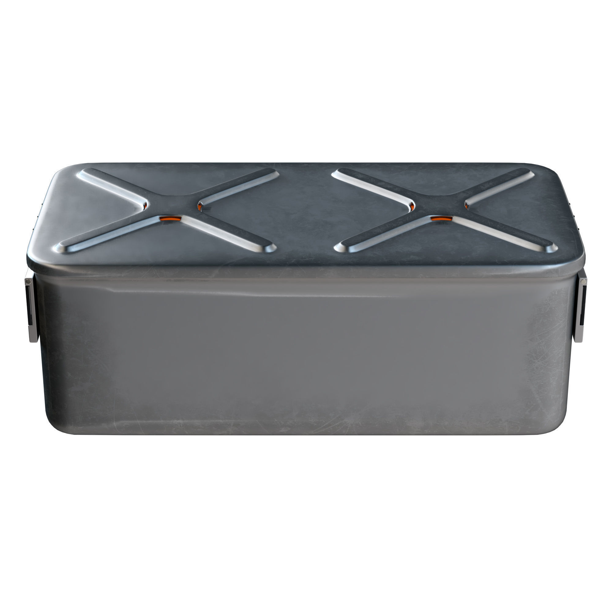 Asipco Big Medical Container Low-poly 3D model_4